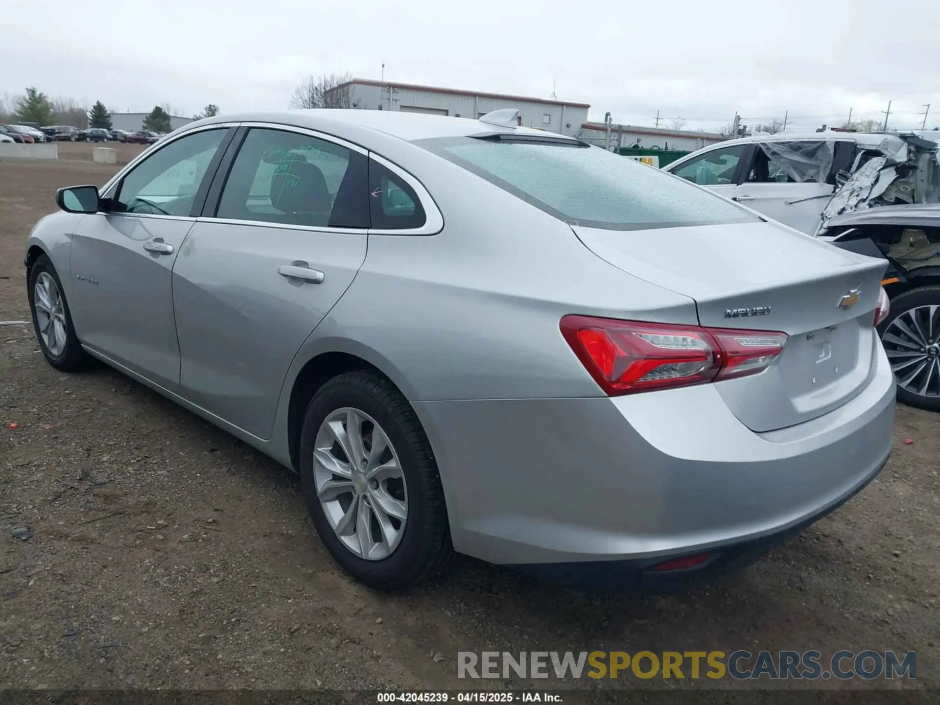 3 Photograph of a damaged car 1G1ZD5ST5NF163398 CHEVROLET MALIBU 2022