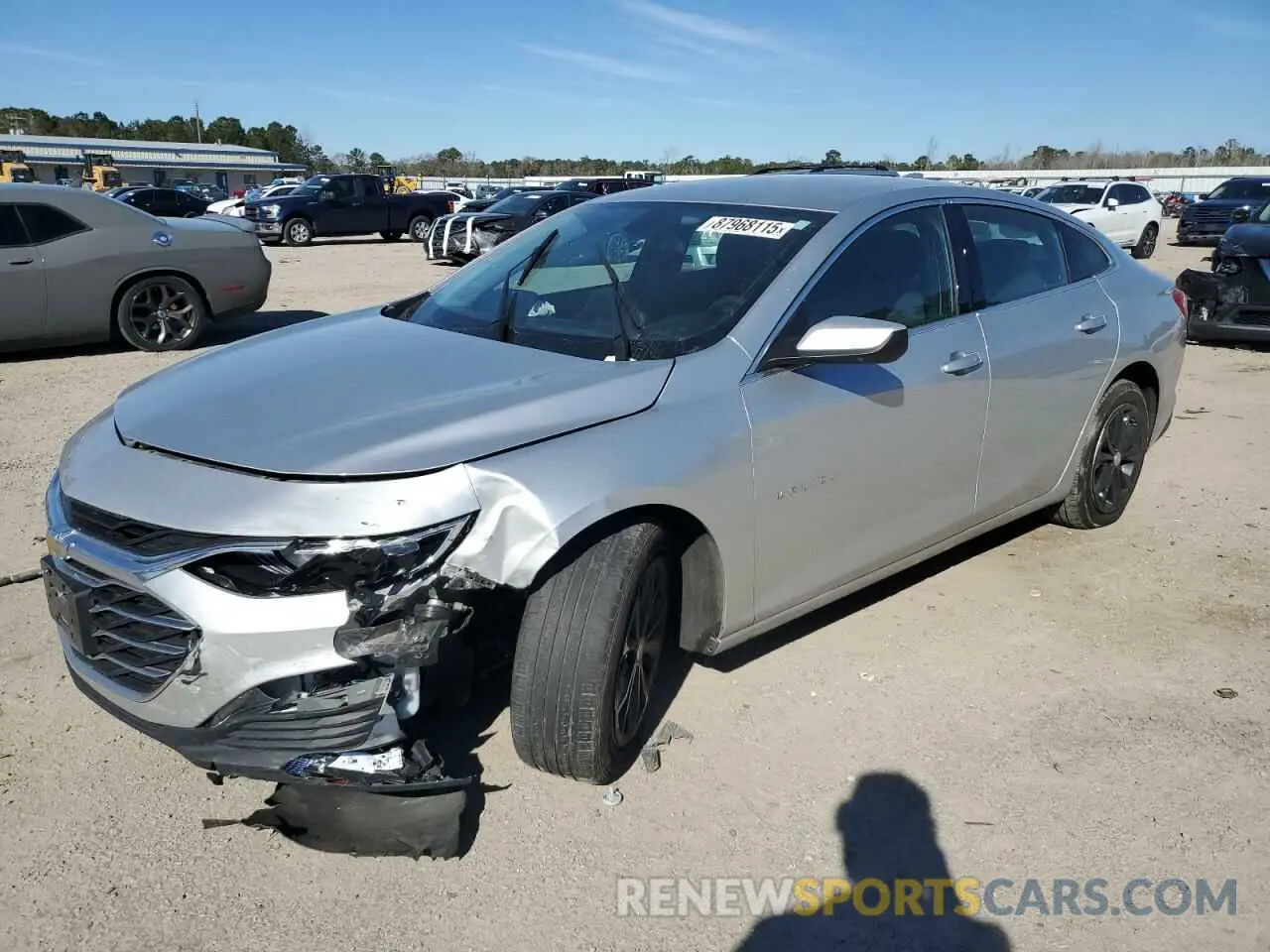 1 Photograph of a damaged car 1G1ZD5ST5NF164700 CHEVROLET MALIBU 2022