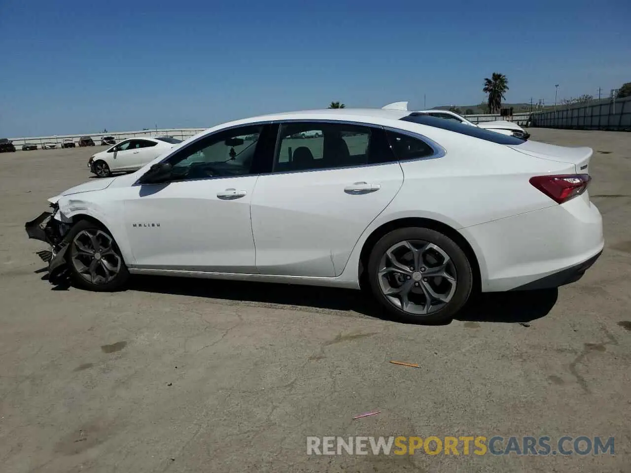 2 Photograph of a damaged car 1G1ZD5ST5NF167158 CHEVROLET MALIBU 2022