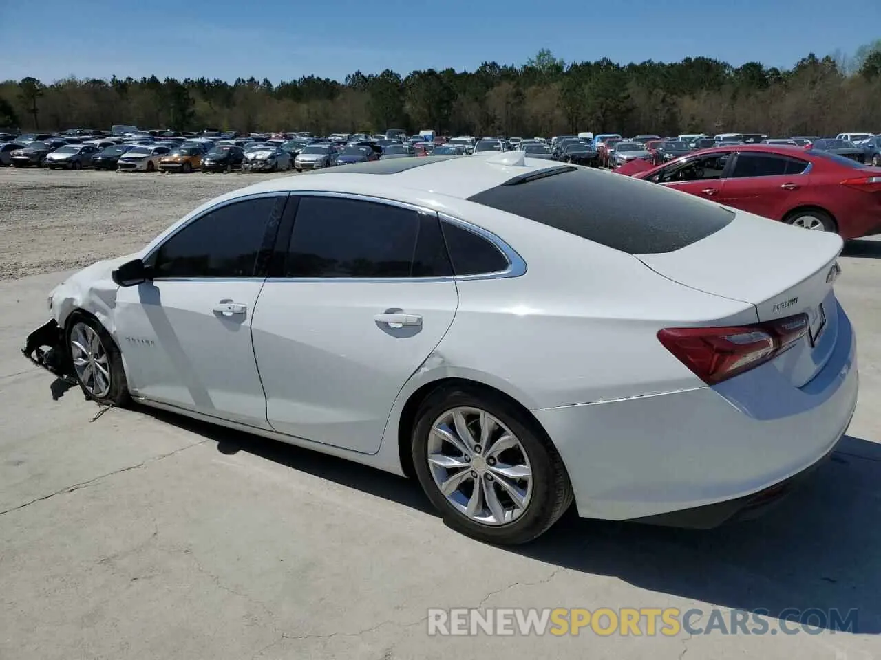 2 Photograph of a damaged car 1G1ZD5ST5NF167645 CHEVROLET MALIBU 2022