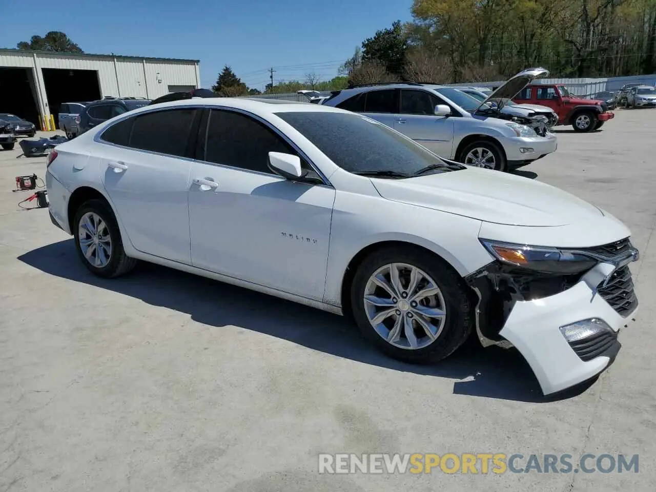 4 Photograph of a damaged car 1G1ZD5ST5NF167645 CHEVROLET MALIBU 2022