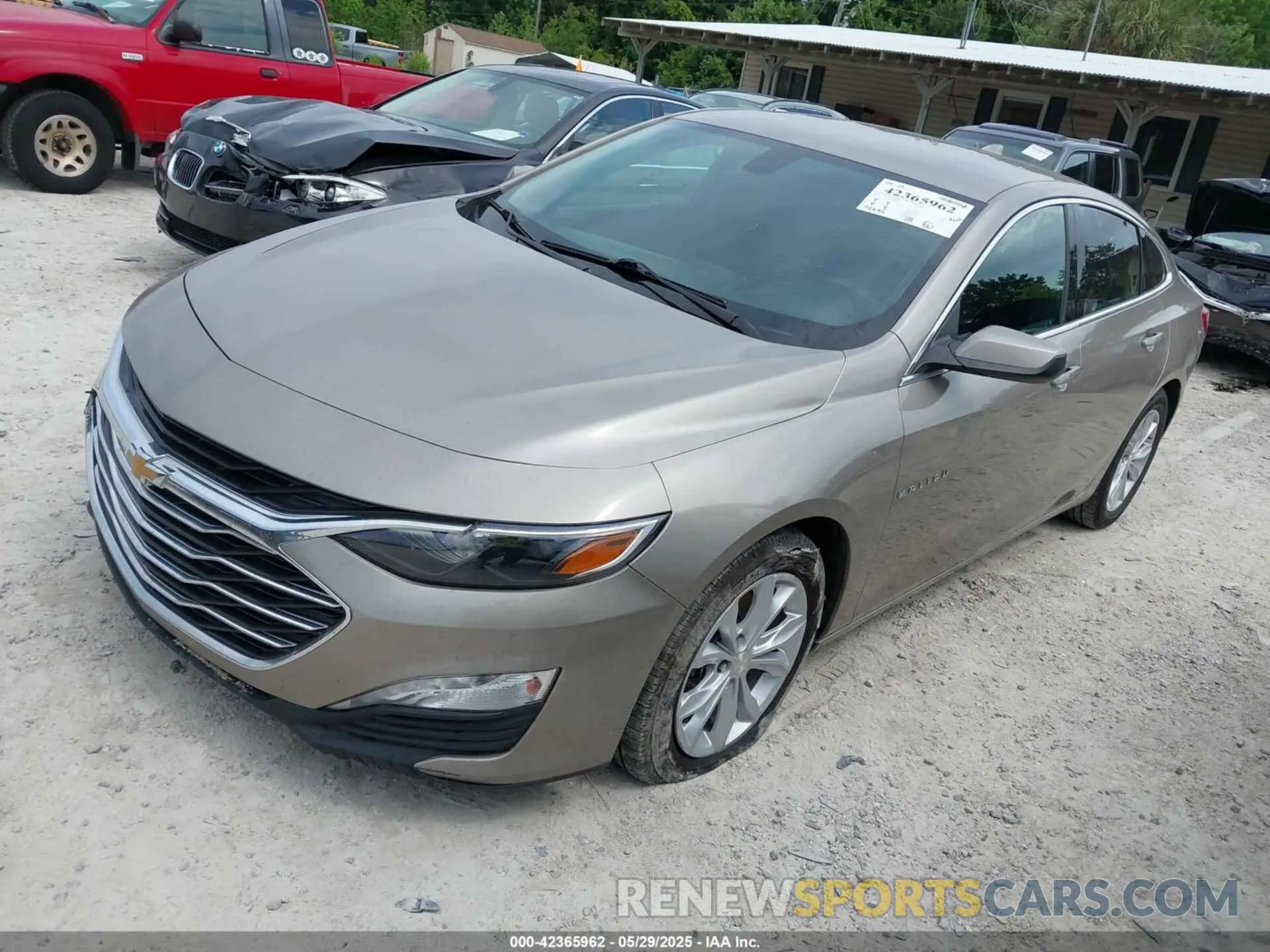 2 Photograph of a damaged car 1G1ZD5ST5NF168973 CHEVROLET MALIBU 2022