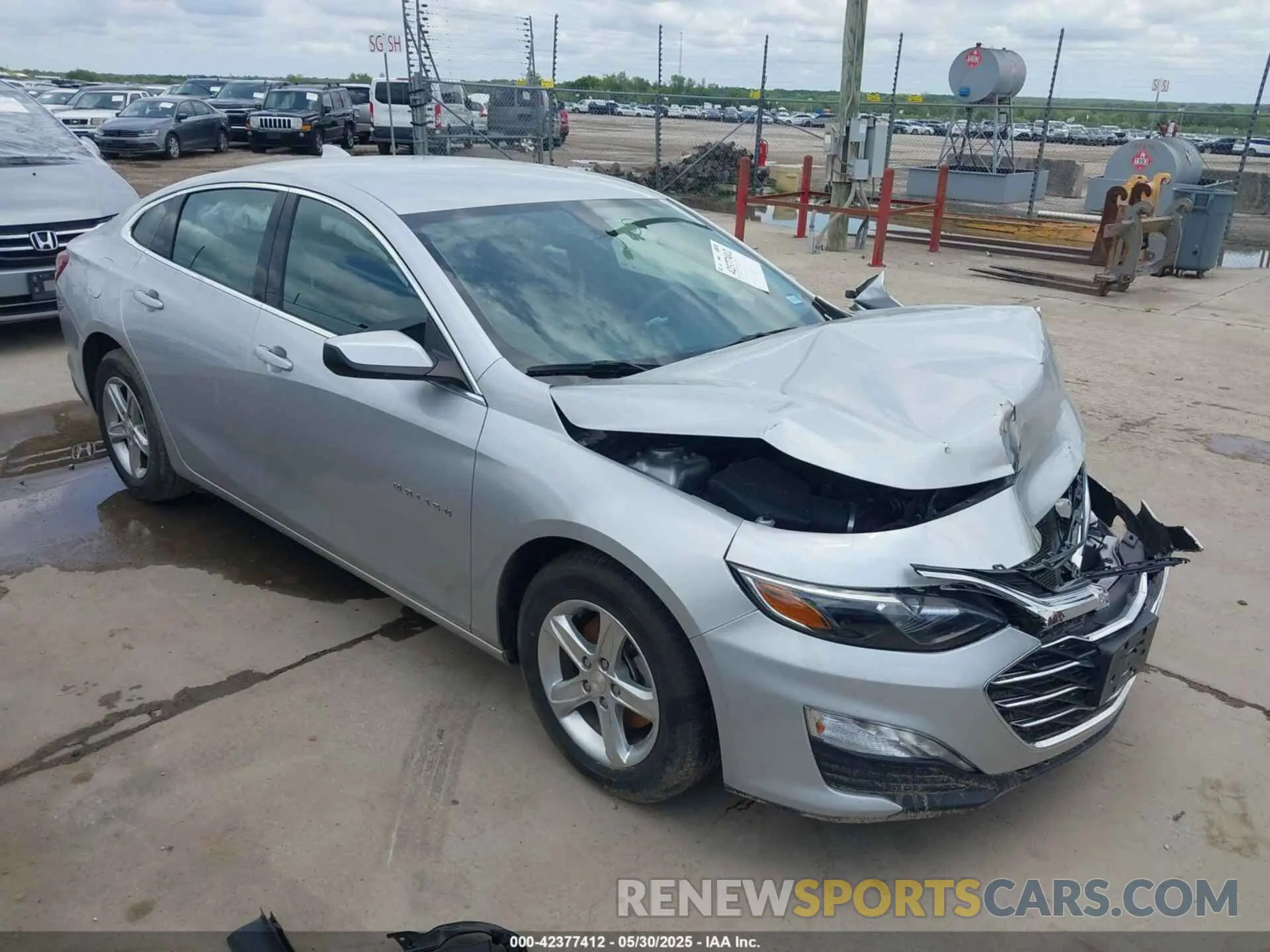 1 Photograph of a damaged car 1G1ZD5ST5NF173719 CHEVROLET MALIBU 2022