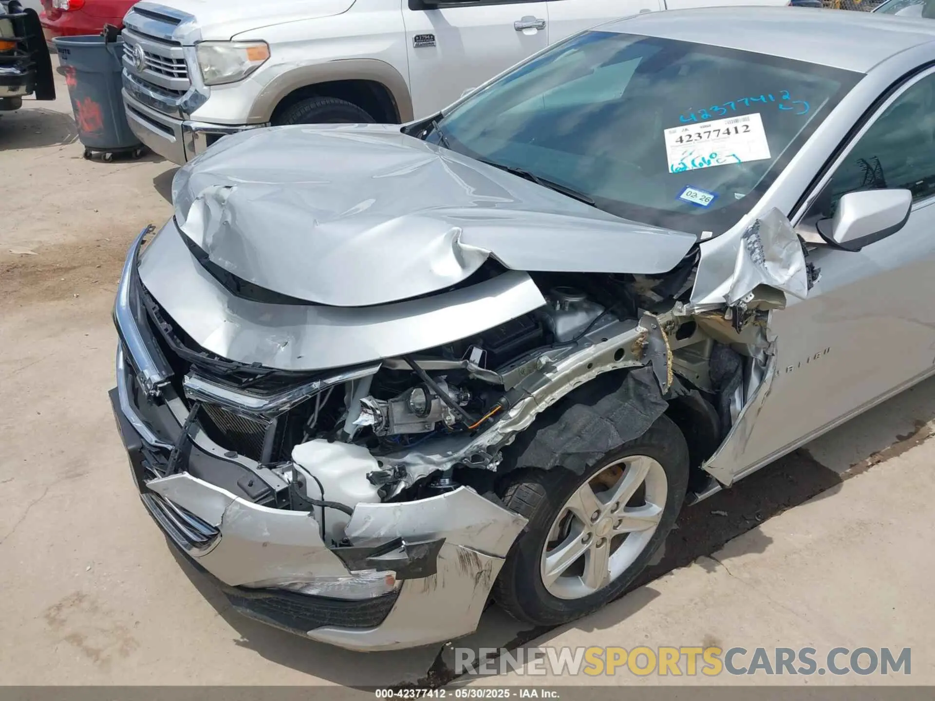 6 Photograph of a damaged car 1G1ZD5ST5NF173719 CHEVROLET MALIBU 2022