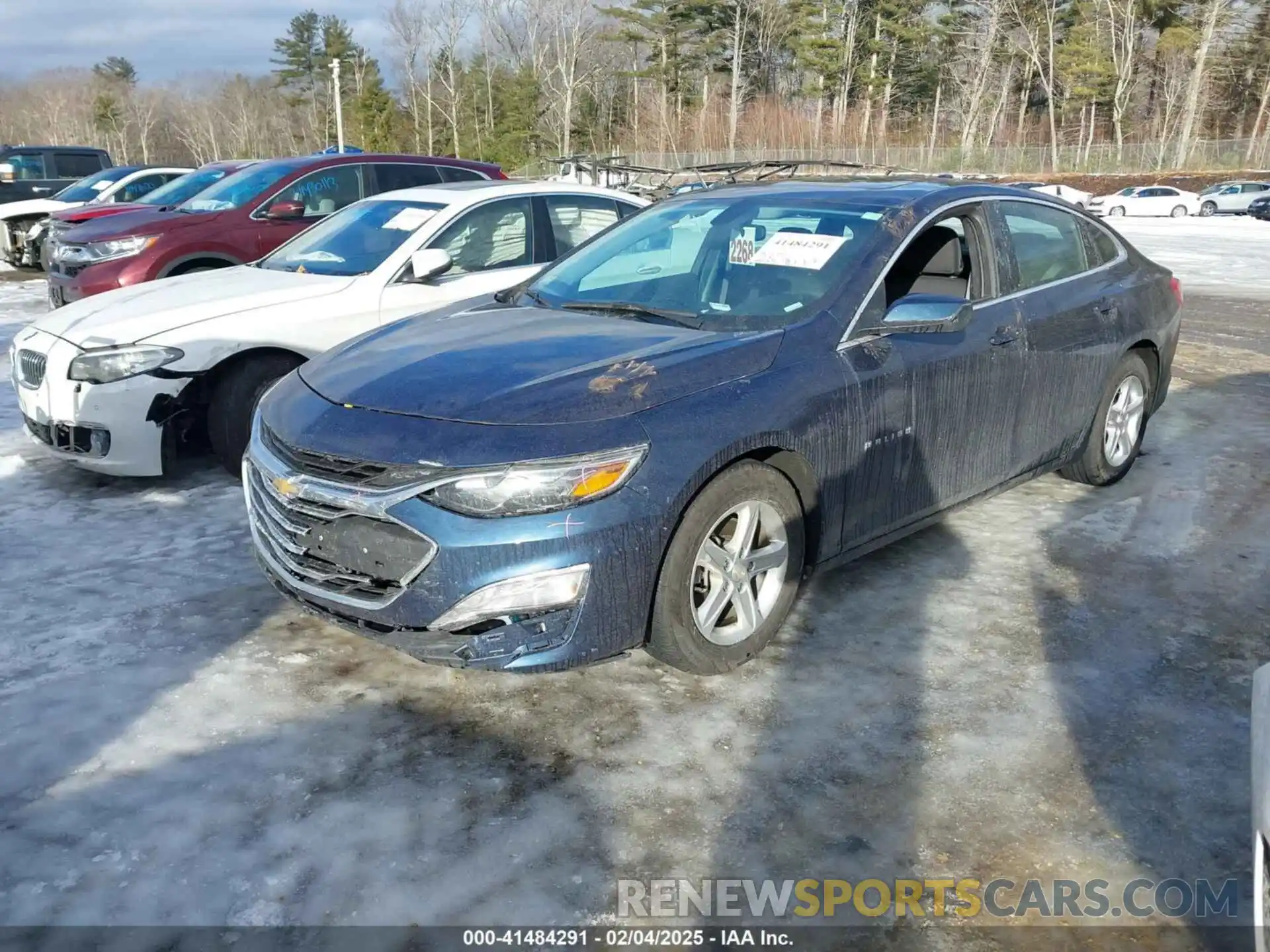 2 Photograph of a damaged car 1G1ZD5ST5NF179794 CHEVROLET MALIBU 2022