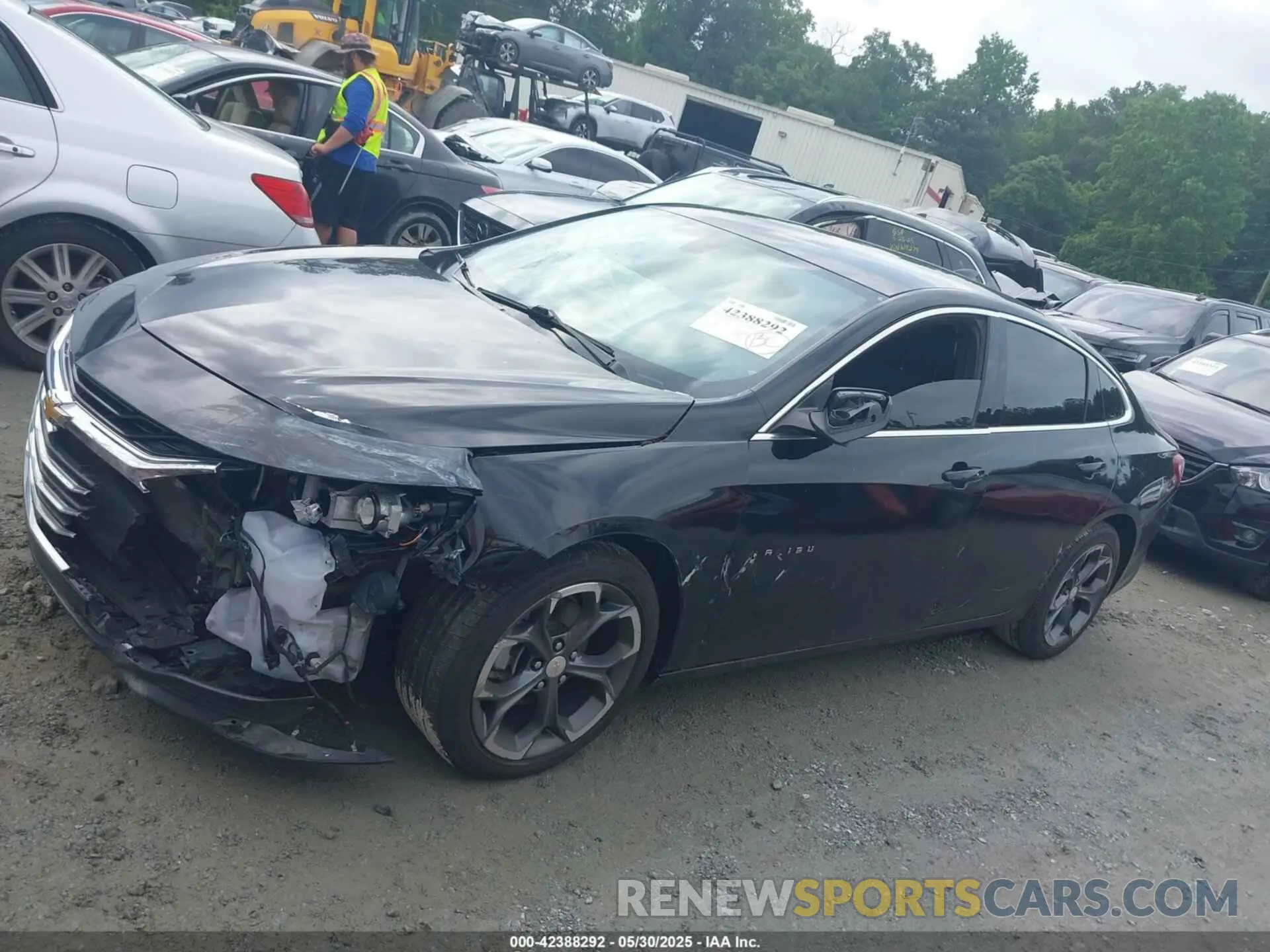13 Photograph of a damaged car 1G1ZD5ST5NF181965 CHEVROLET MALIBU 2022