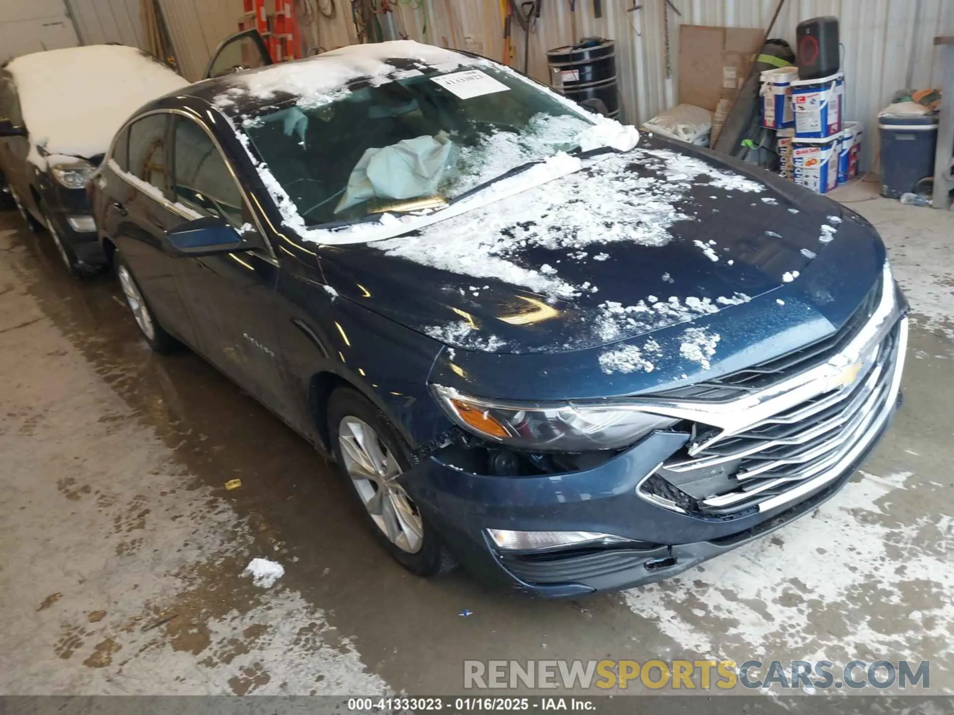 1 Photograph of a damaged car 1G1ZD5ST5NF196076 CHEVROLET MALIBU 2022