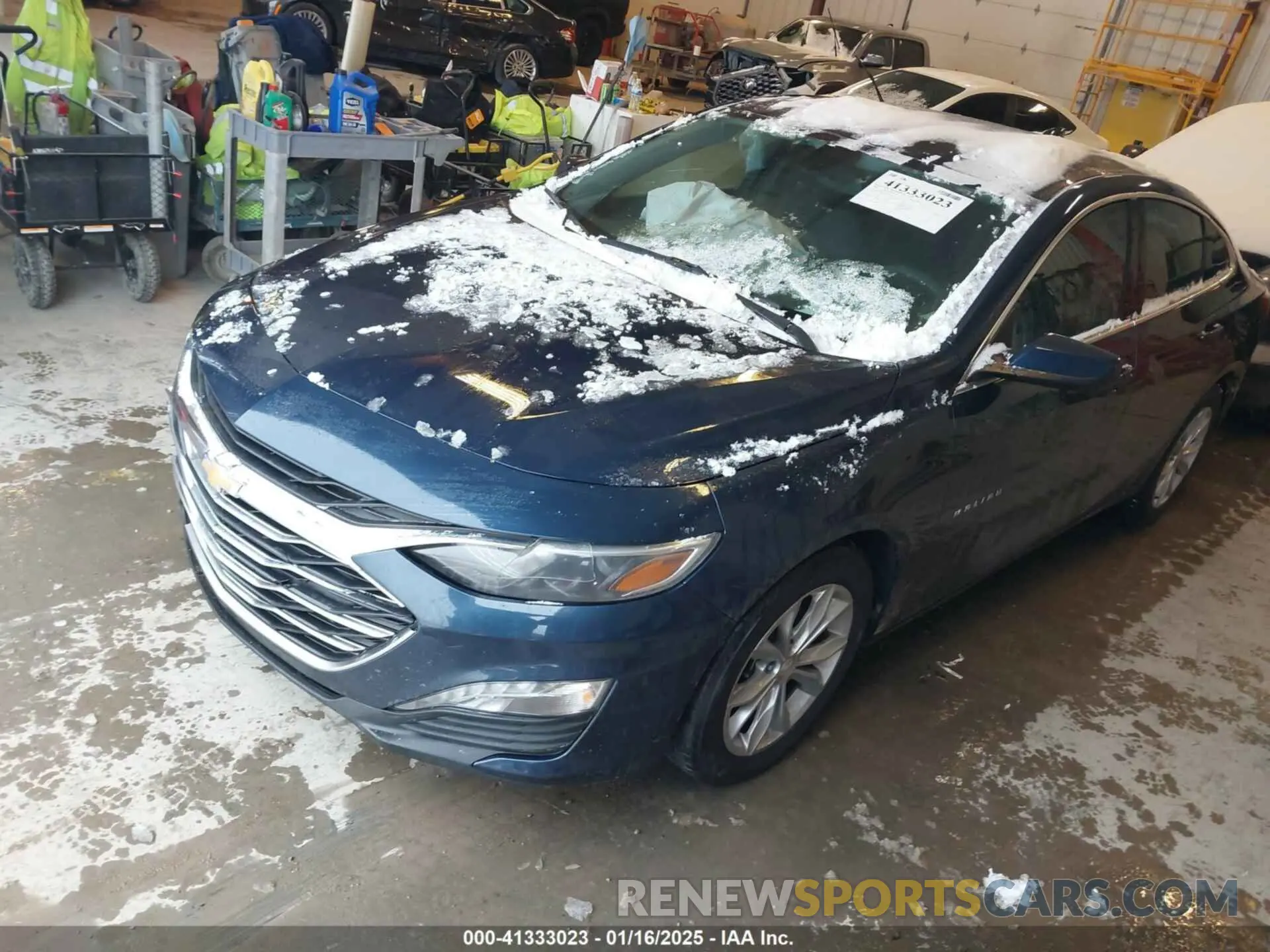 2 Photograph of a damaged car 1G1ZD5ST5NF196076 CHEVROLET MALIBU 2022