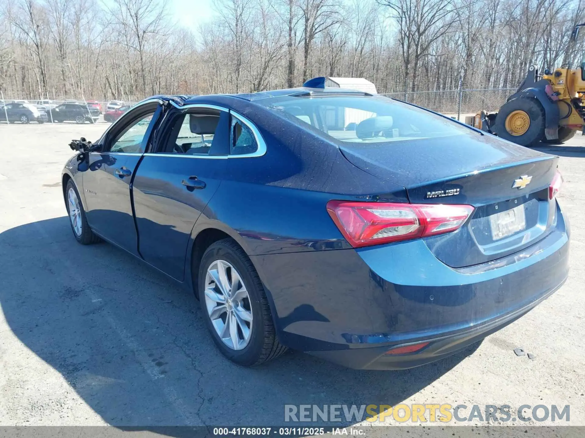 3 Photograph of a damaged car 1G1ZD5ST6NF101198 CHEVROLET MALIBU 2022