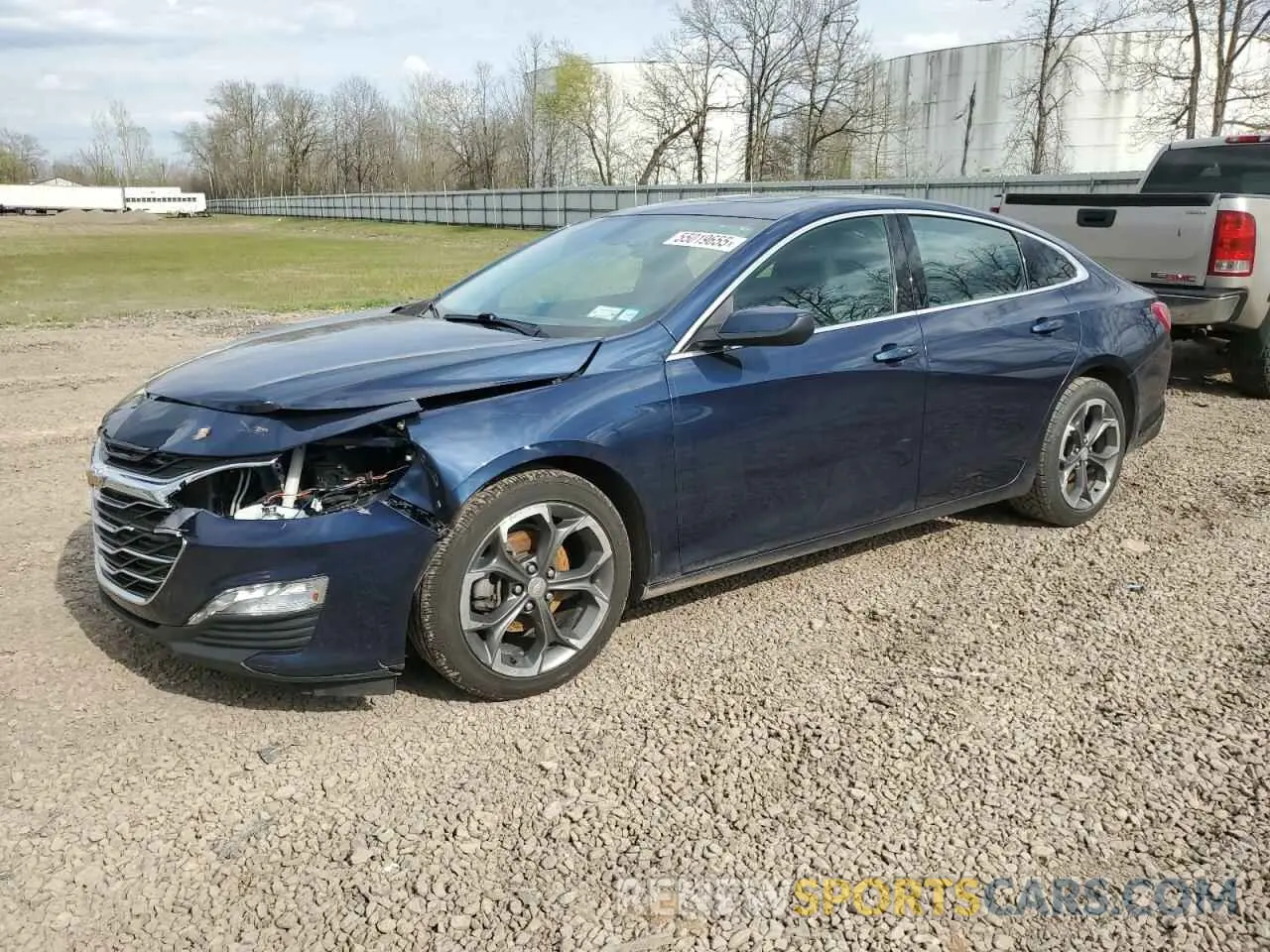 1 Photograph of a damaged car 1G1ZD5ST6NF114257 CHEVROLET MALIBU 2022