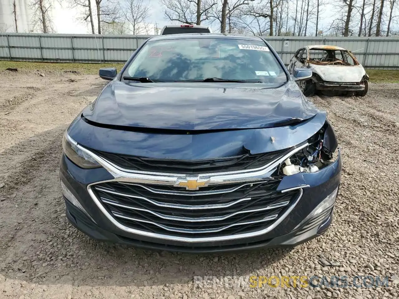 5 Photograph of a damaged car 1G1ZD5ST6NF114257 CHEVROLET MALIBU 2022
