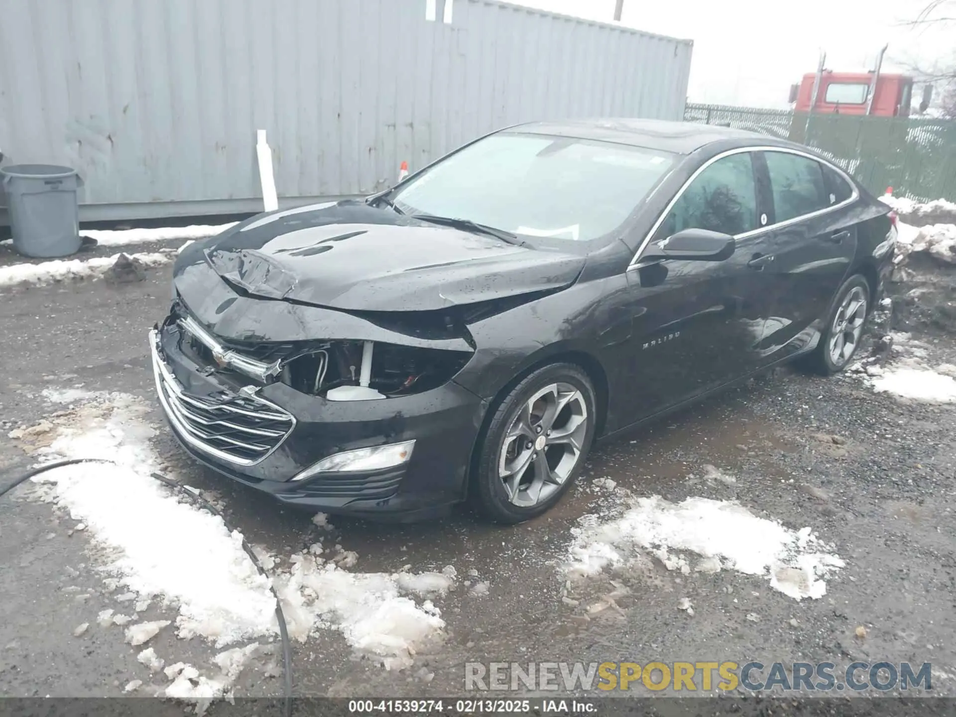 2 Photograph of a damaged car 1G1ZD5ST6NF120236 CHEVROLET MALIBU 2022