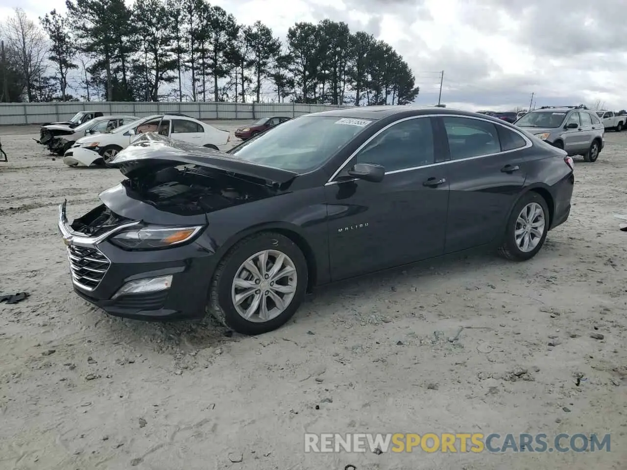 1 Photograph of a damaged car 1G1ZD5ST6NF124612 CHEVROLET MALIBU 2022