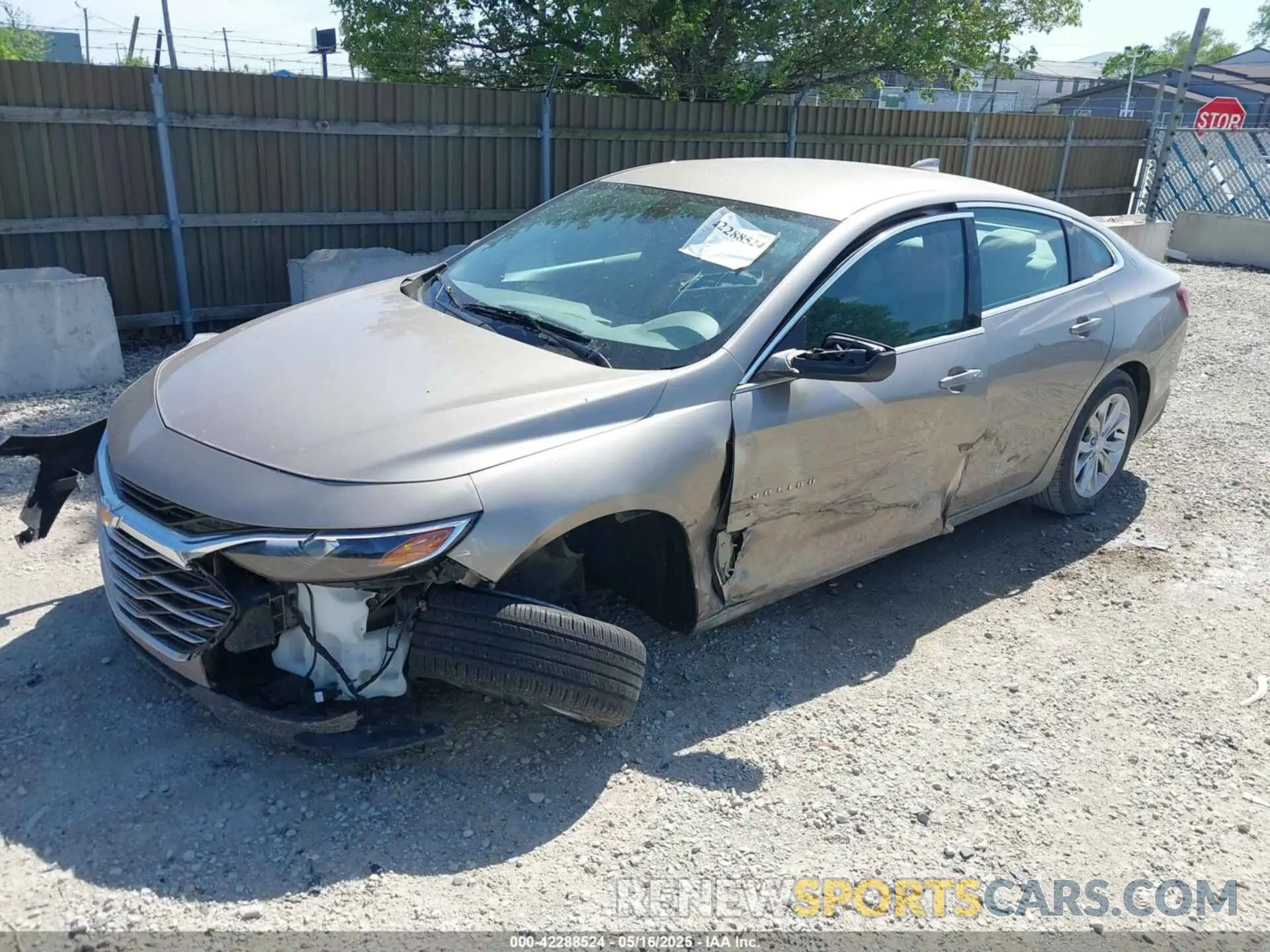 2 Photograph of a damaged car 1G1ZD5ST6NF125064 CHEVROLET MALIBU 2022