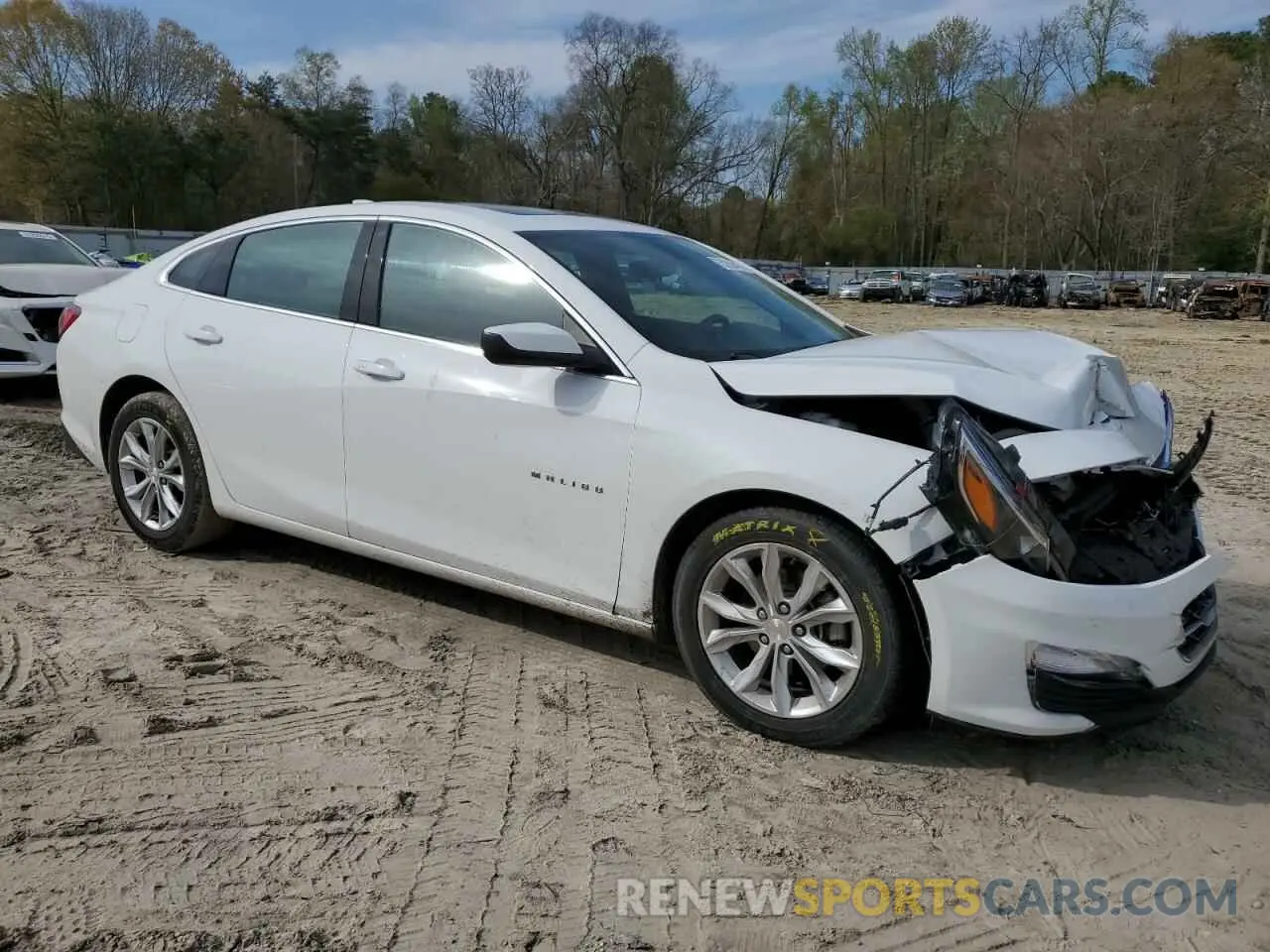 4 Photograph of a damaged car 1G1ZD5ST6NF129180 CHEVROLET MALIBU 2022
