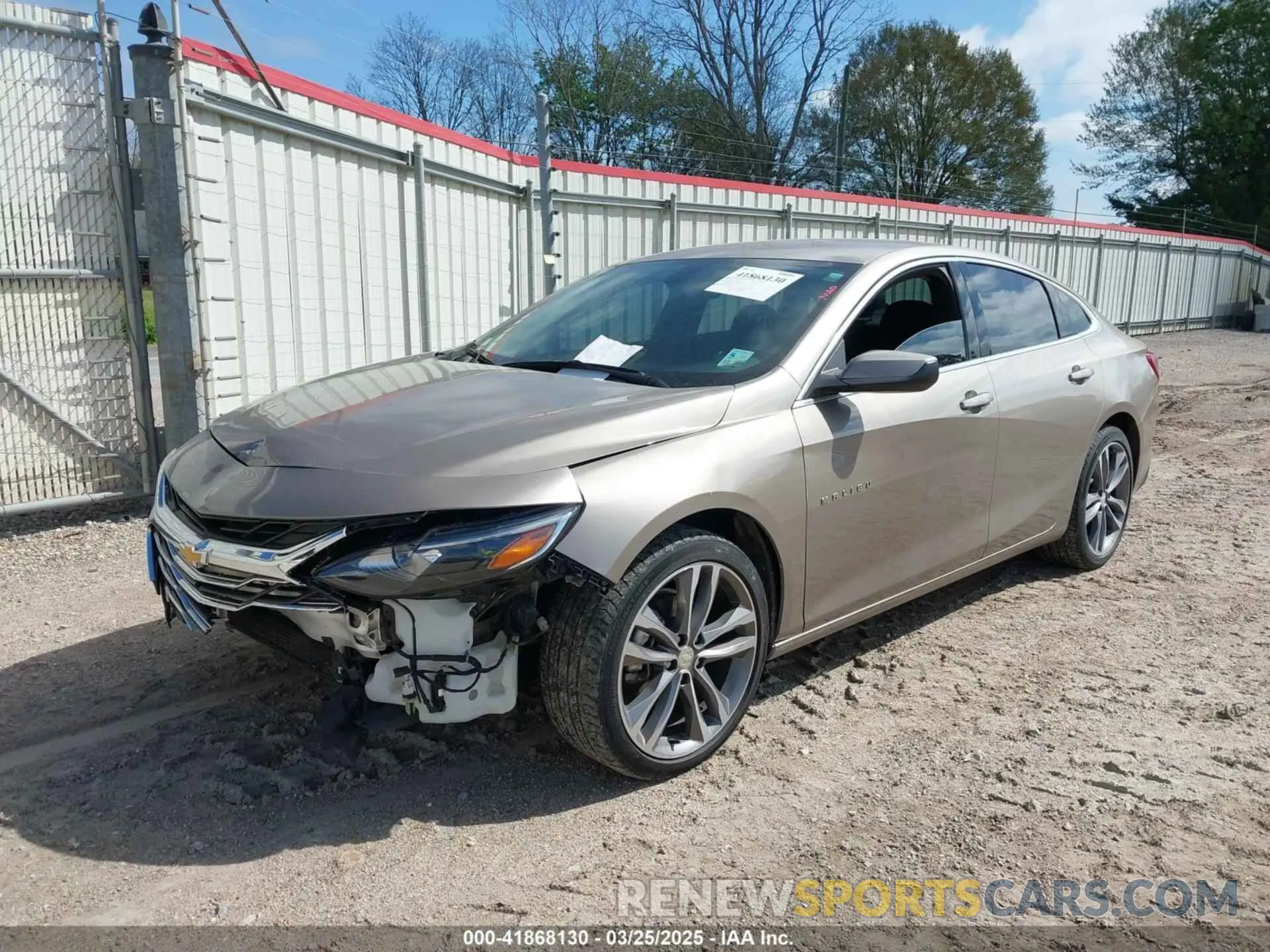 2 Photograph of a damaged car 1G1ZD5ST6NF135223 CHEVROLET MALIBU 2022