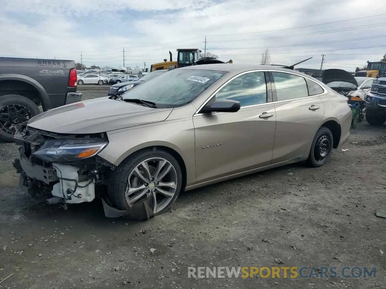 1 Photograph of a damaged car 1G1ZD5ST6NF136209 CHEVROLET MALIBU 2022