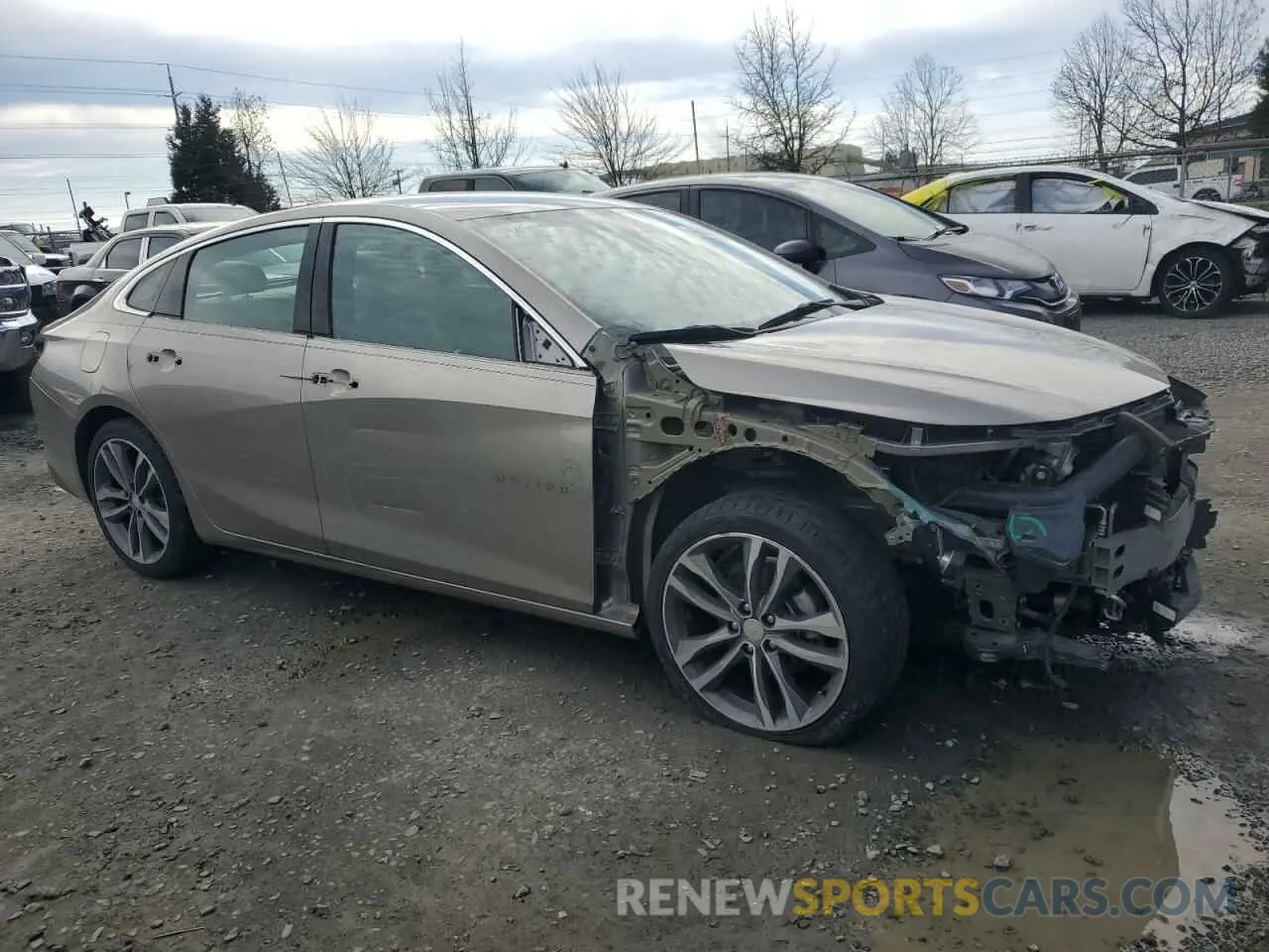4 Photograph of a damaged car 1G1ZD5ST6NF136209 CHEVROLET MALIBU 2022