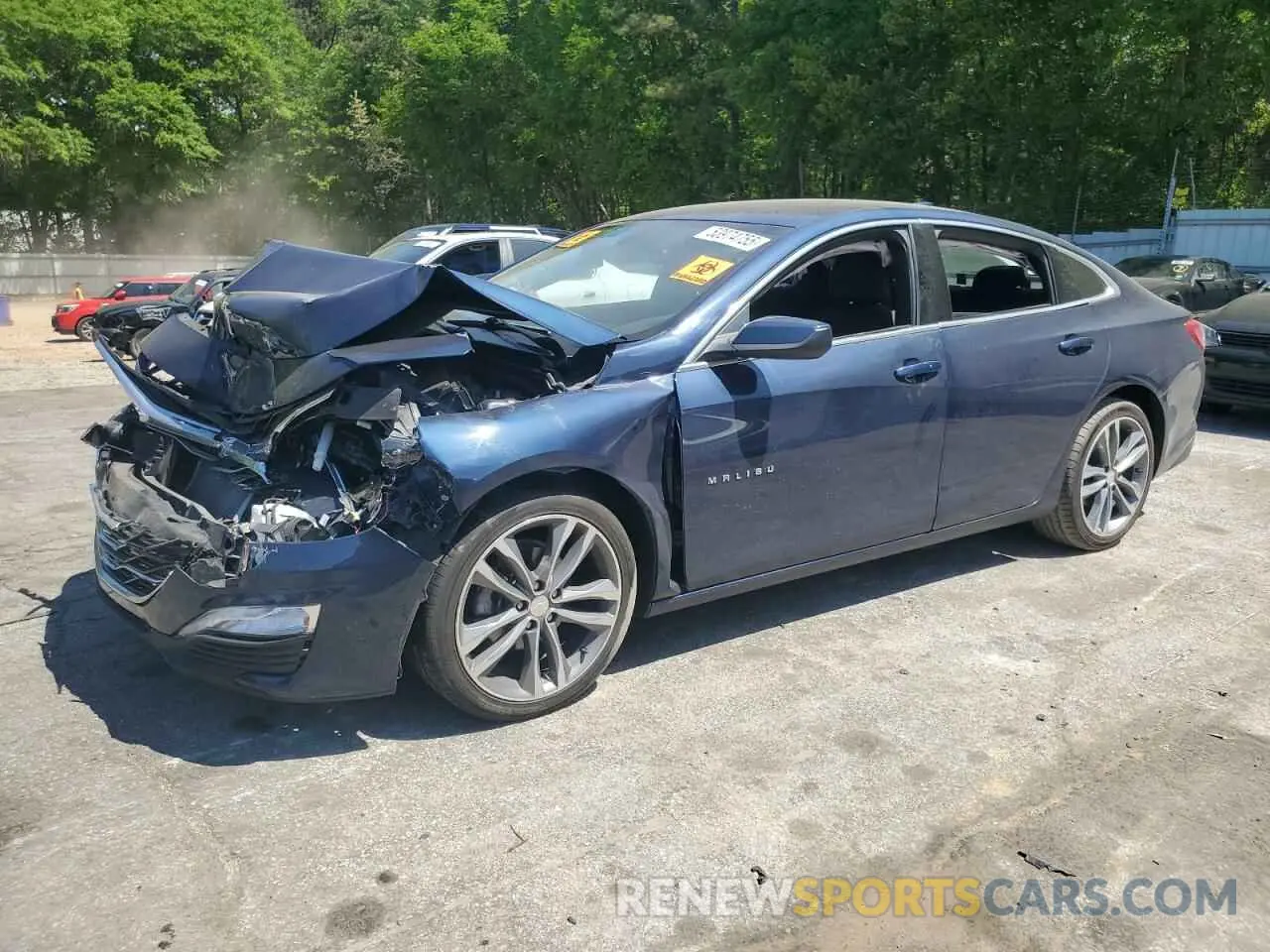 1 Photograph of a damaged car 1G1ZD5ST6NF138218 CHEVROLET MALIBU 2022