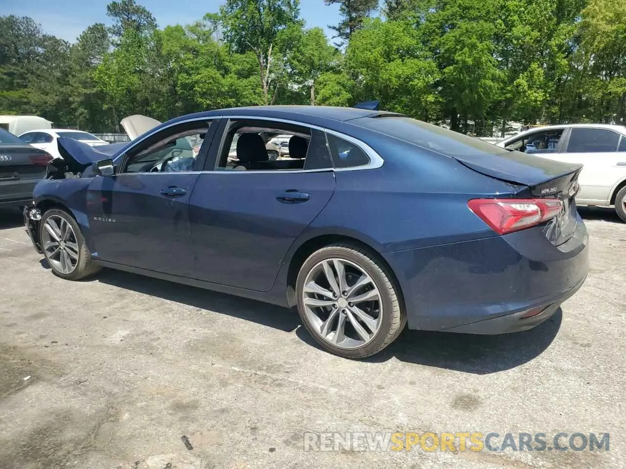 2 Photograph of a damaged car 1G1ZD5ST6NF138218 CHEVROLET MALIBU 2022