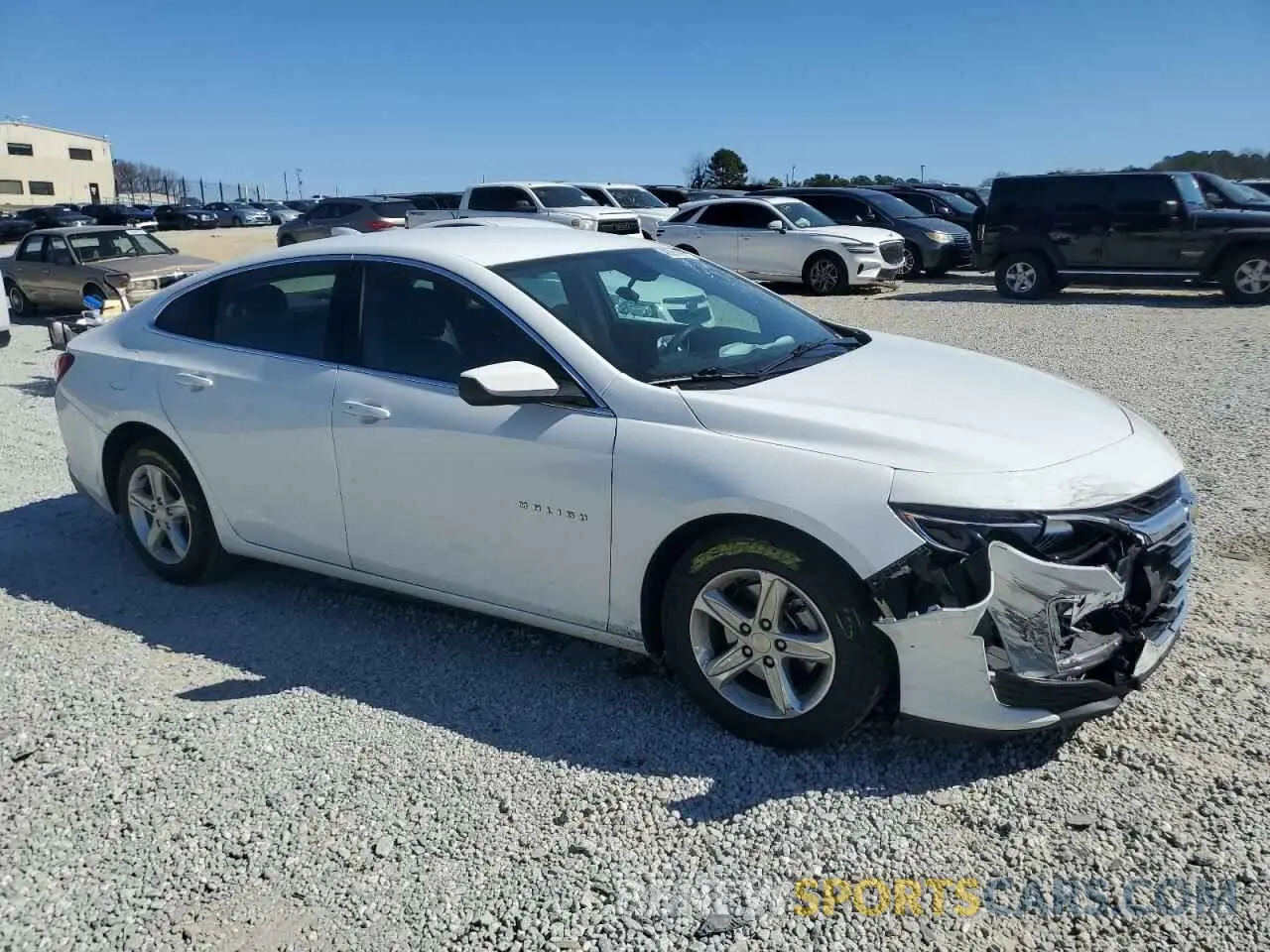 4 Photograph of a damaged car 1G1ZD5ST6NF150918 CHEVROLET MALIBU 2022