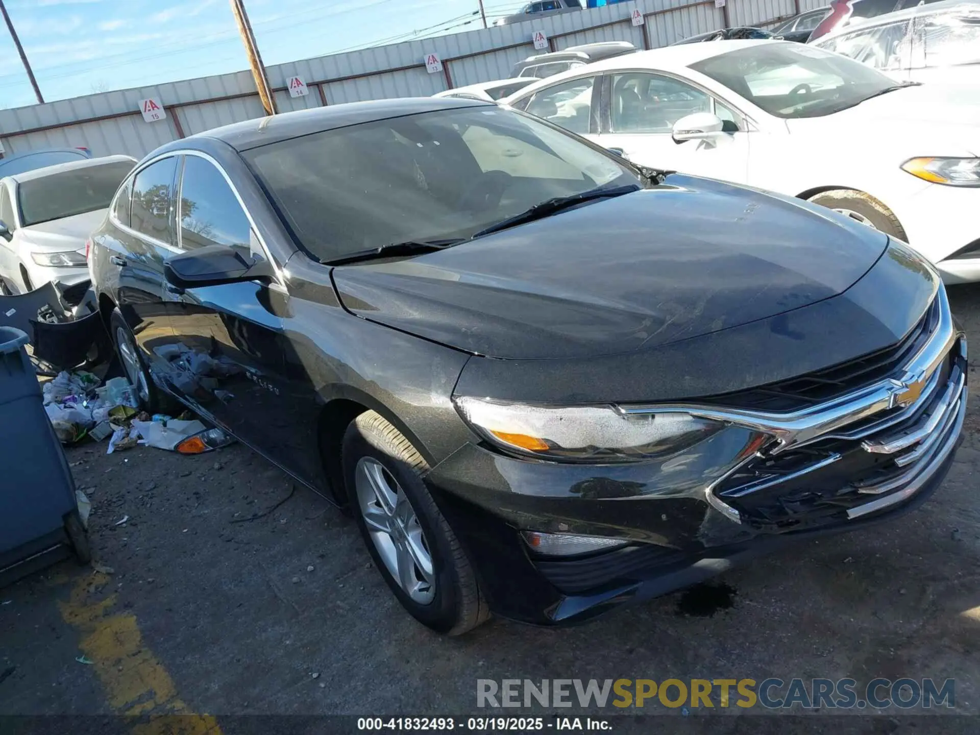 1 Photograph of a damaged car 1G1ZD5ST6NF151647 CHEVROLET MALIBU 2022