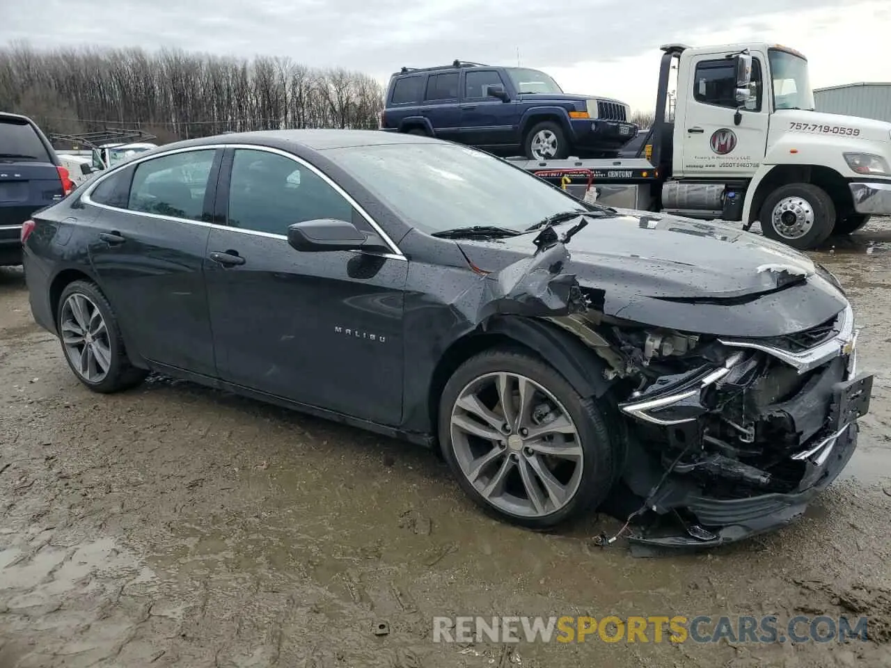 4 Photograph of a damaged car 1G1ZD5ST6NF176175 CHEVROLET MALIBU 2022