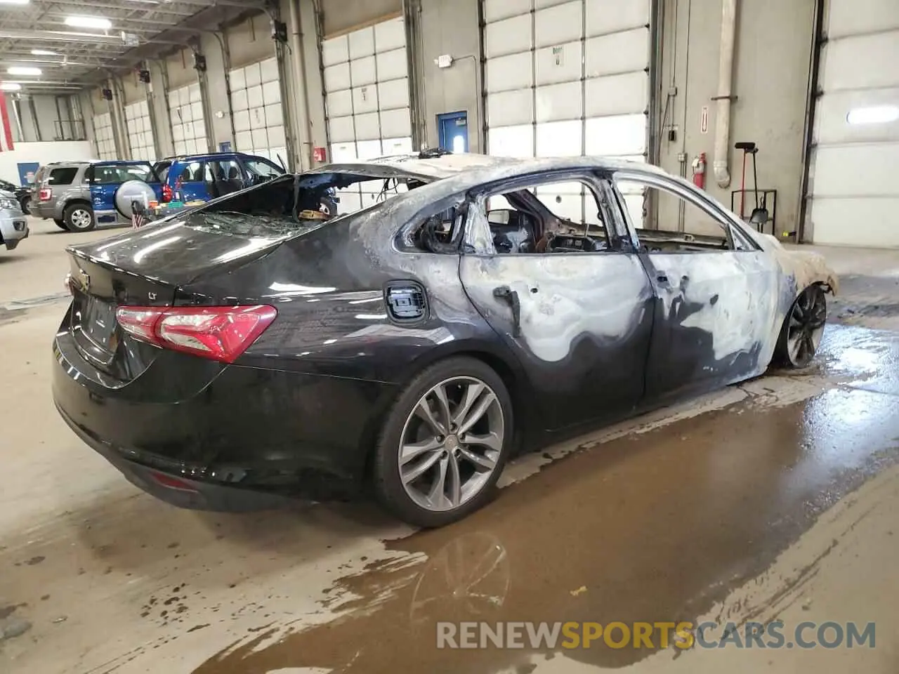 3 Photograph of a damaged car 1G1ZD5ST6NF176547 CHEVROLET MALIBU 2022