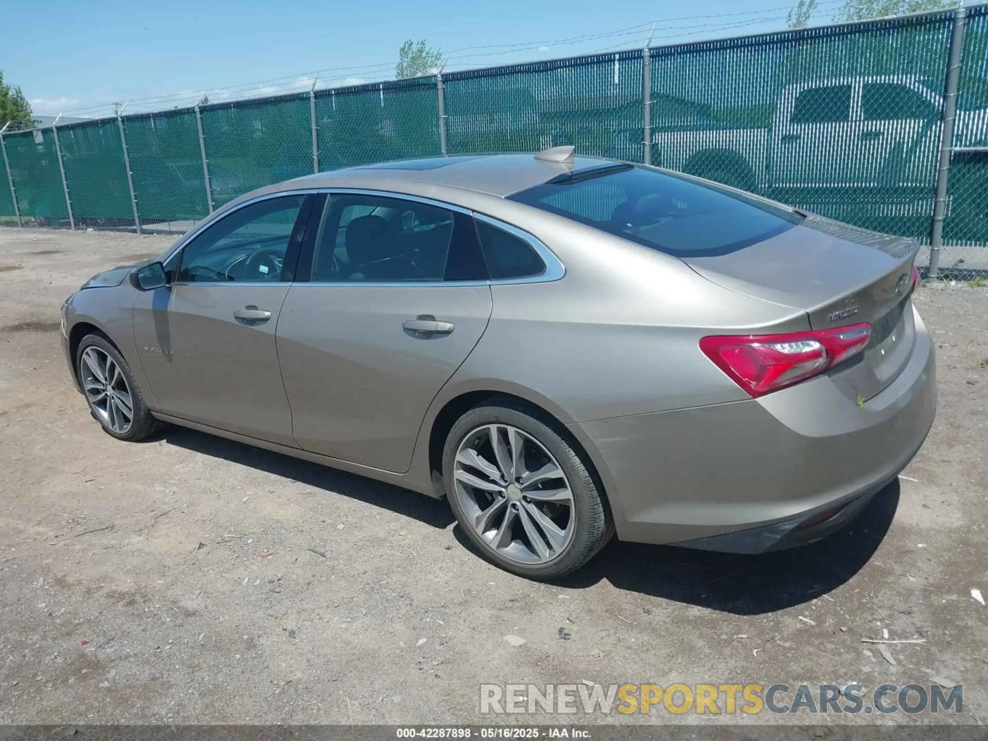 3 Photograph of a damaged car 1G1ZD5ST6NF178010 CHEVROLET MALIBU 2022