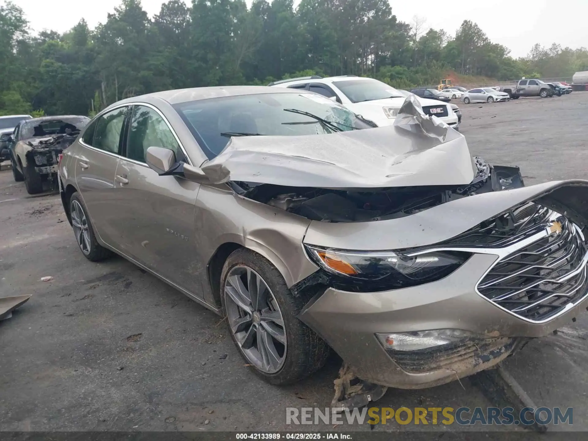 1 Photograph of a damaged car 1G1ZD5ST6NF180629 CHEVROLET MALIBU 2022