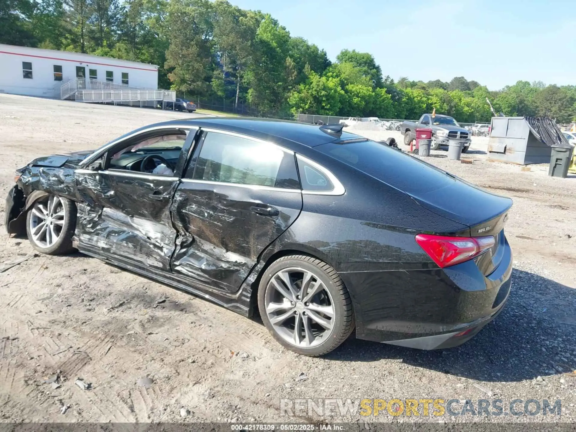 3 Photograph of a damaged car 1G1ZD5ST6NF199309 CHEVROLET MALIBU 2022