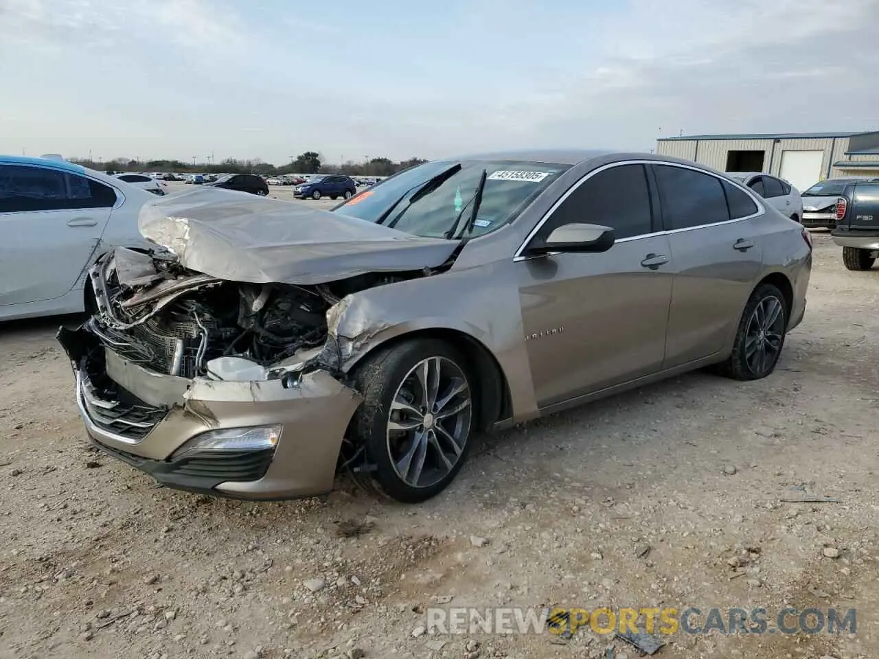 1 Photograph of a damaged car 1G1ZD5ST7NF110878 CHEVROLET MALIBU 2022