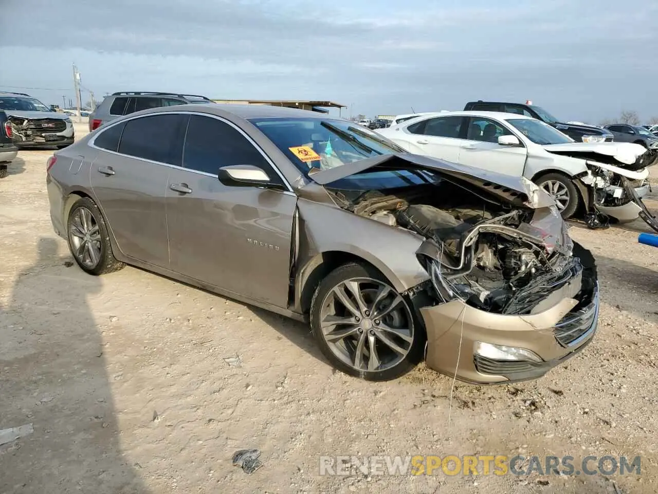4 Photograph of a damaged car 1G1ZD5ST7NF110878 CHEVROLET MALIBU 2022