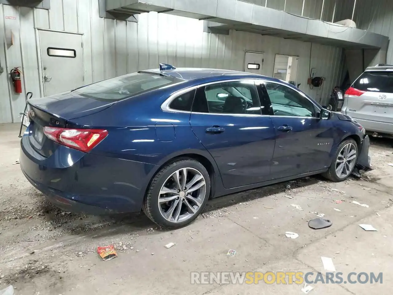 3 Photograph of a damaged car 1G1ZD5ST7NF119872 CHEVROLET MALIBU 2022