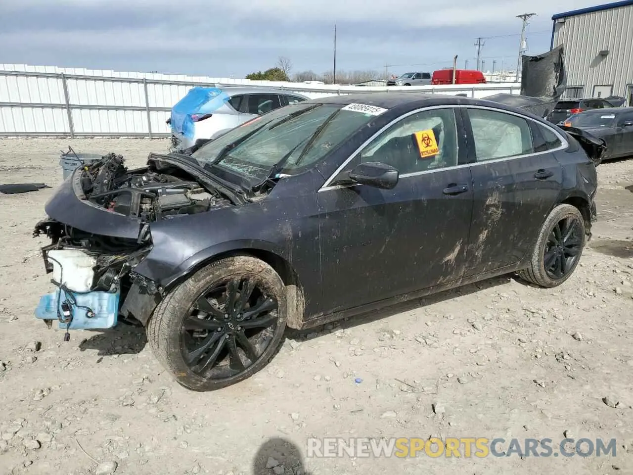 1 Photograph of a damaged car 1G1ZD5ST7NF120794 CHEVROLET MALIBU 2022