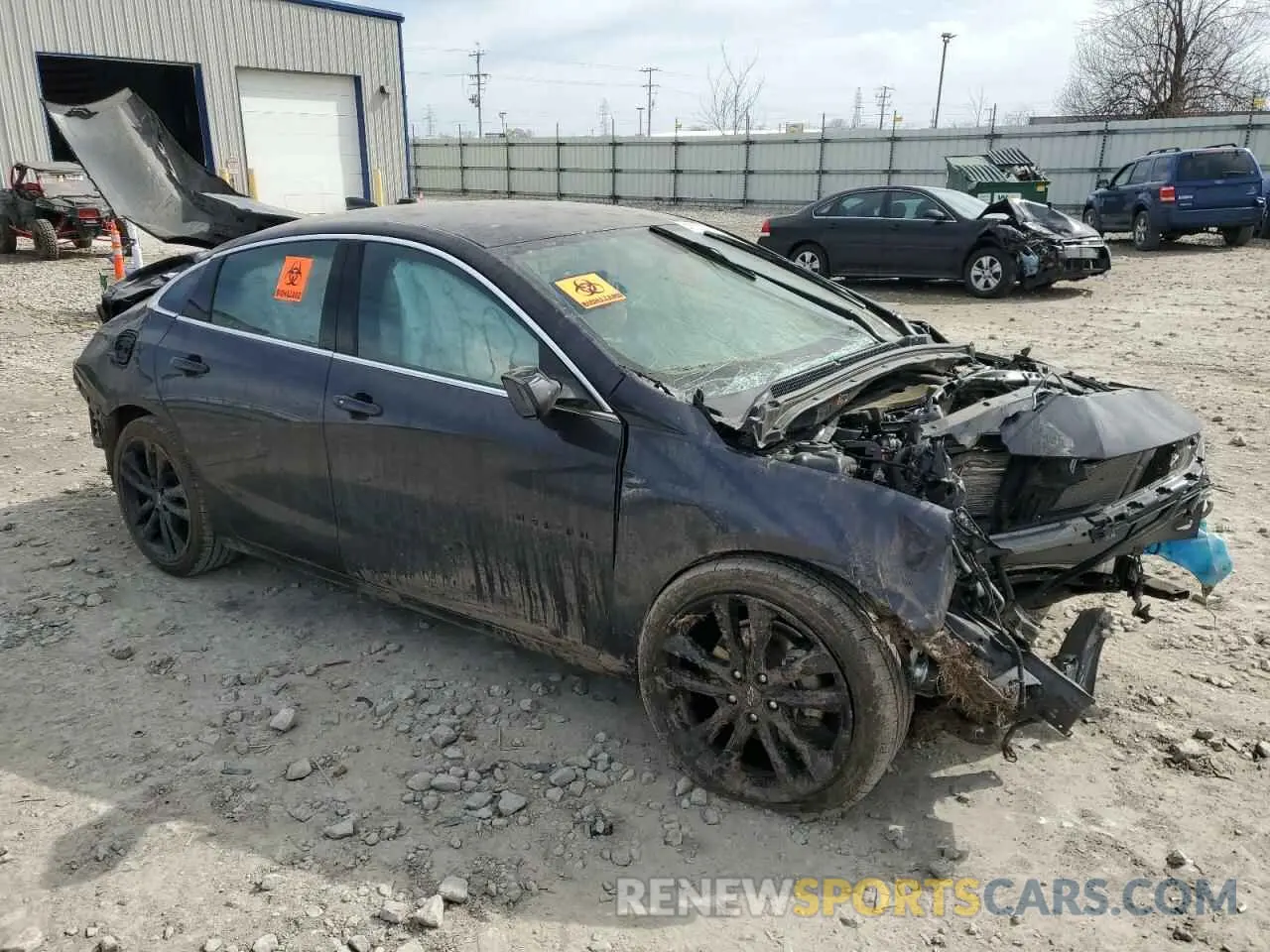 4 Photograph of a damaged car 1G1ZD5ST7NF120794 CHEVROLET MALIBU 2022
