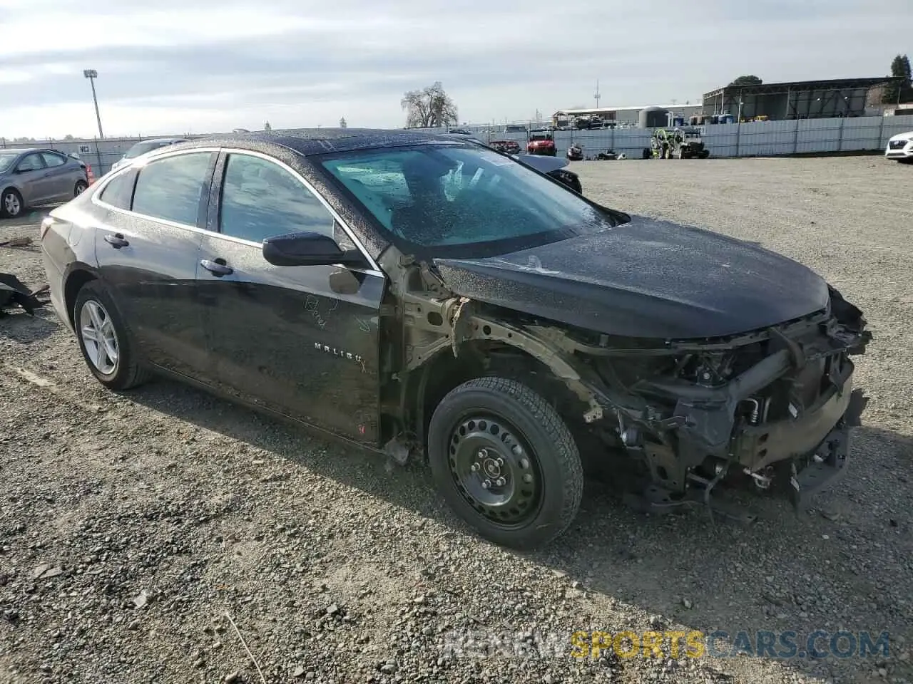 4 Photograph of a damaged car 1G1ZD5ST7NF123954 CHEVROLET MALIBU 2022