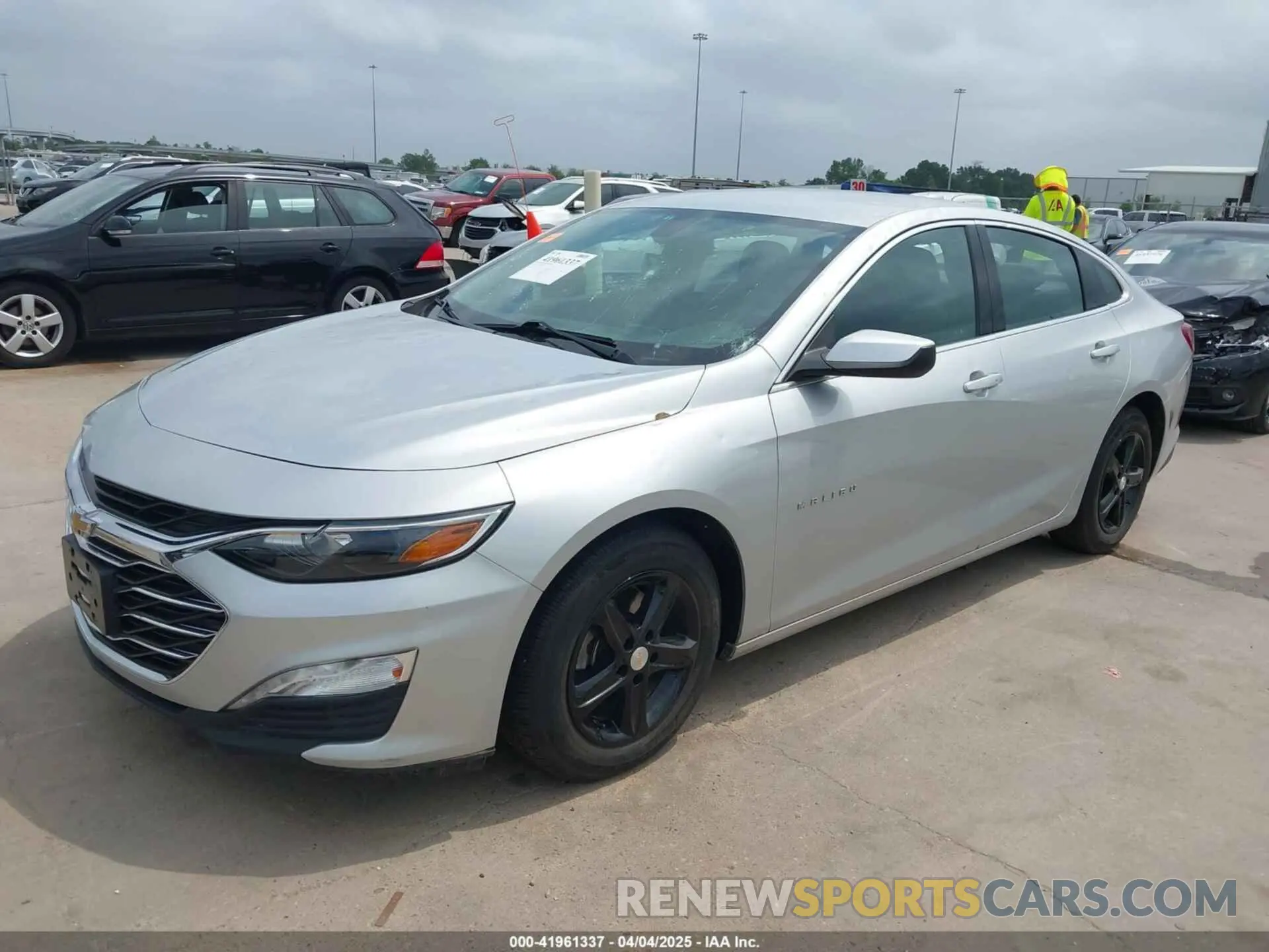 2 Photograph of a damaged car 1G1ZD5ST7NF133416 CHEVROLET MALIBU 2022