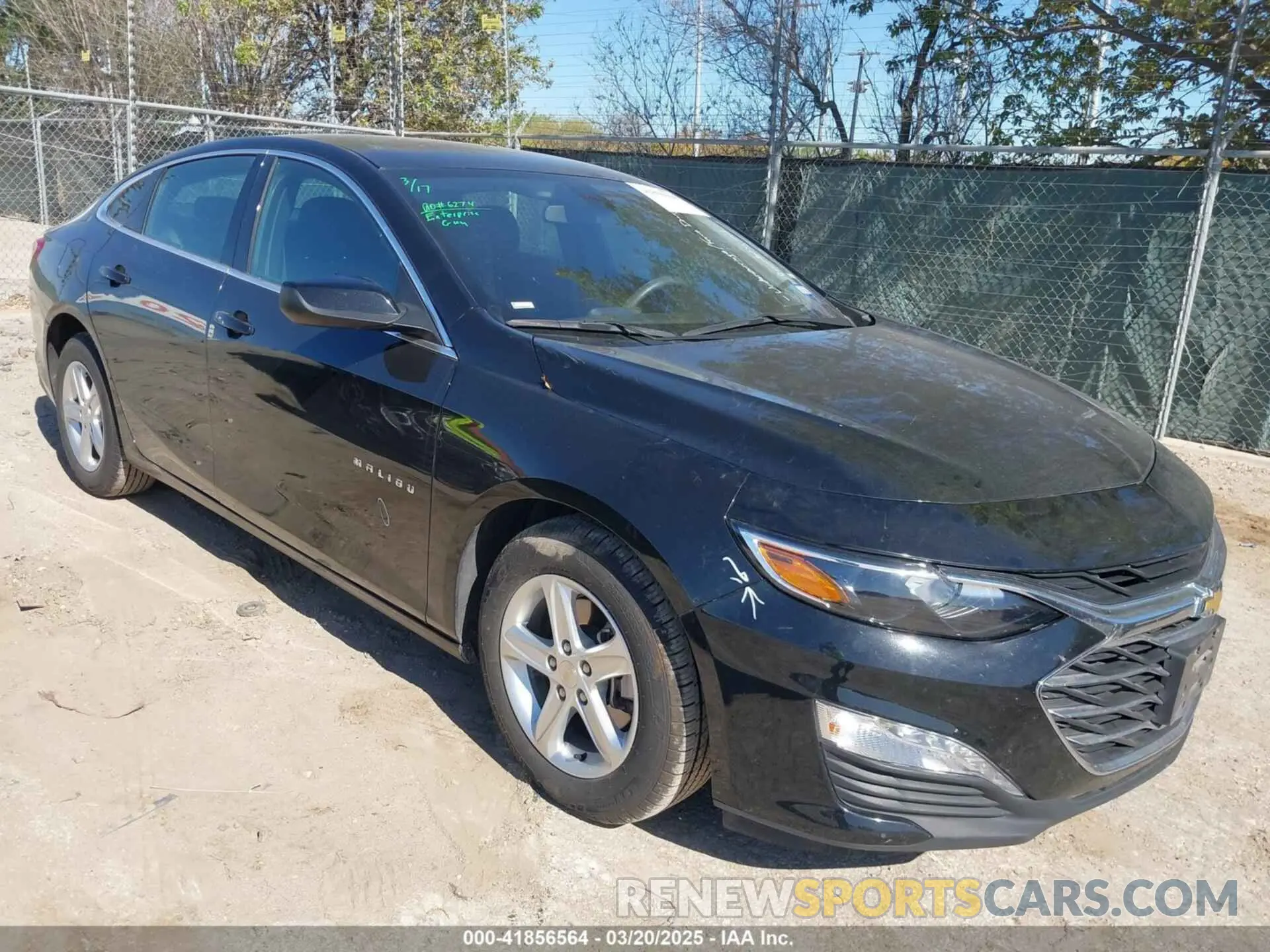 1 Photograph of a damaged car 1G1ZD5ST7NF134033 CHEVROLET MALIBU 2022
