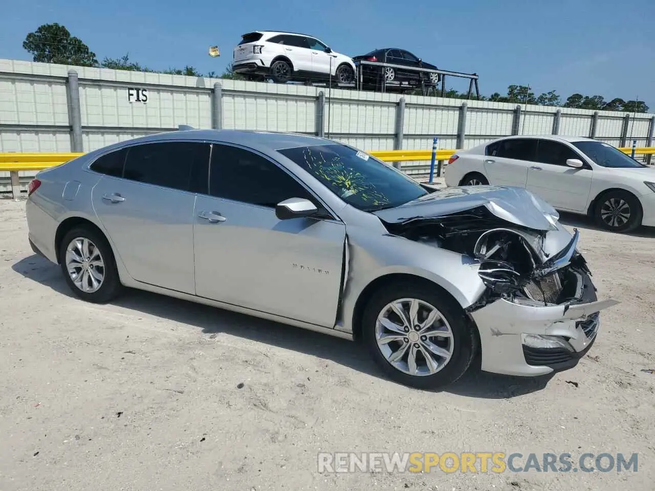 4 Photograph of a damaged car 1G1ZD5ST7NF144724 CHEVROLET MALIBU 2022