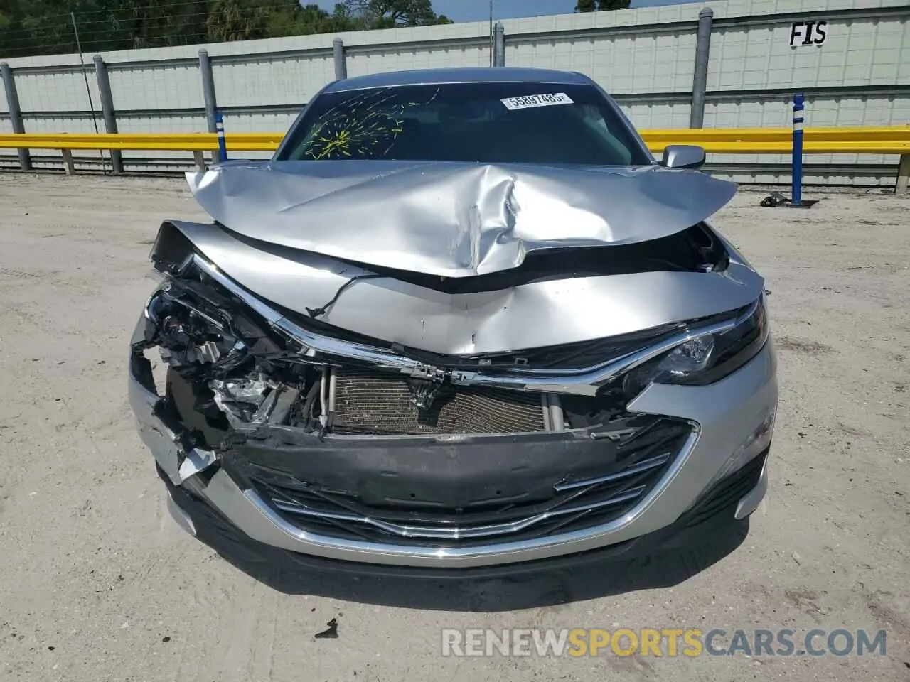 5 Photograph of a damaged car 1G1ZD5ST7NF144724 CHEVROLET MALIBU 2022