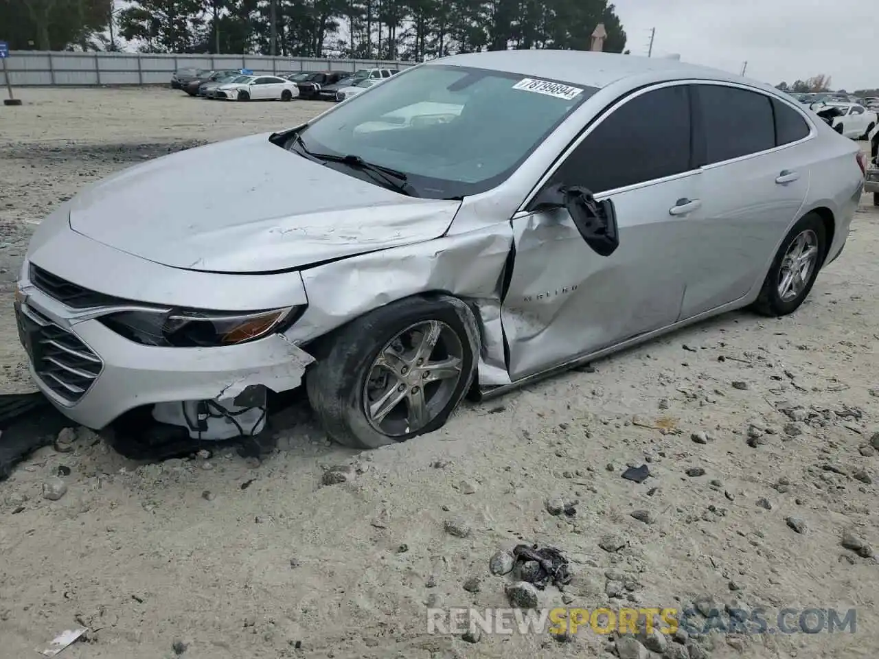 1 Photograph of a damaged car 1G1ZD5ST7NF149695 CHEVROLET MALIBU 2022