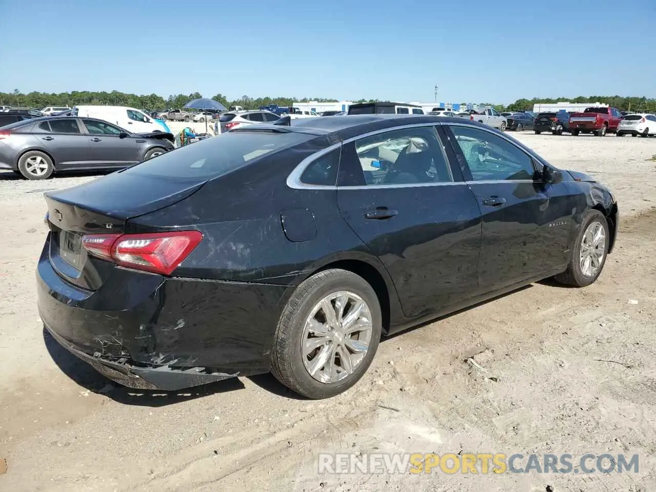 3 Photograph of a damaged car 1G1ZD5ST7NF150135 CHEVROLET MALIBU 2022