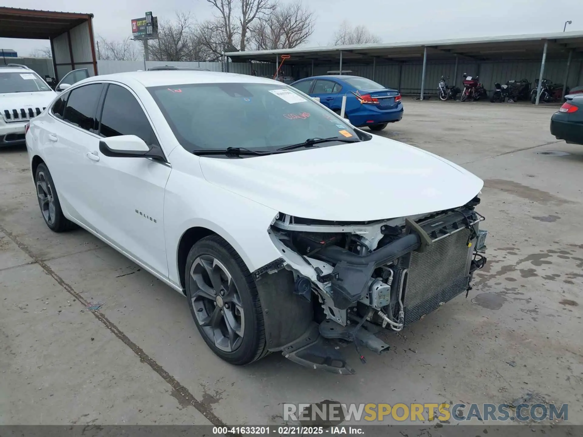 1 Photograph of a damaged car 1G1ZD5ST7NF150300 CHEVROLET MALIBU 2022