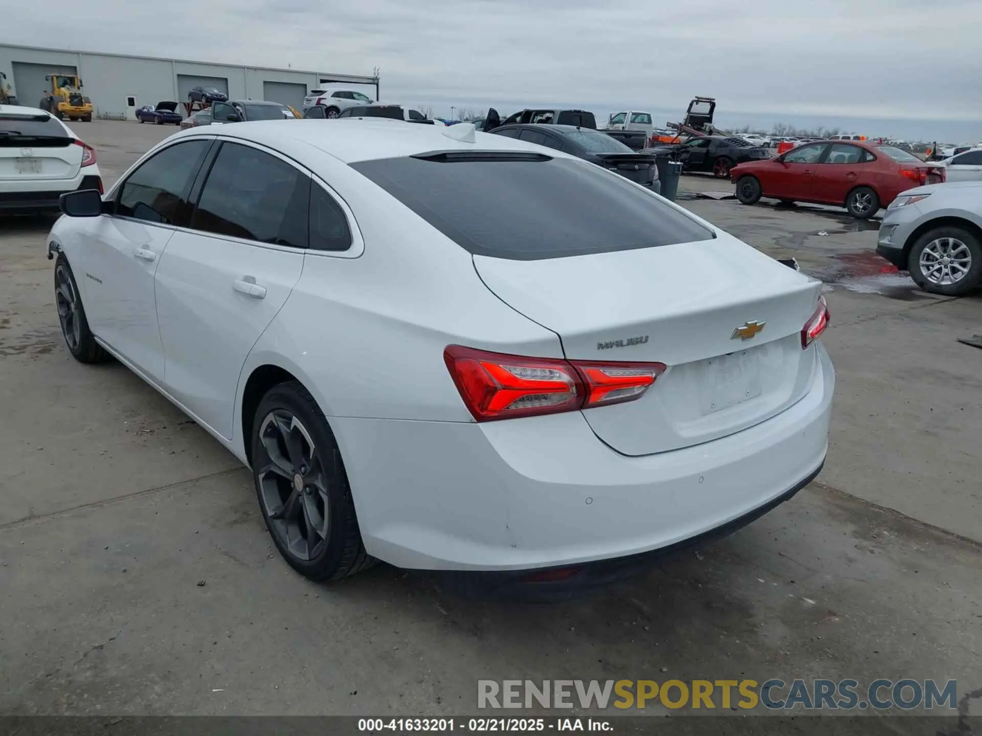3 Photograph of a damaged car 1G1ZD5ST7NF150300 CHEVROLET MALIBU 2022