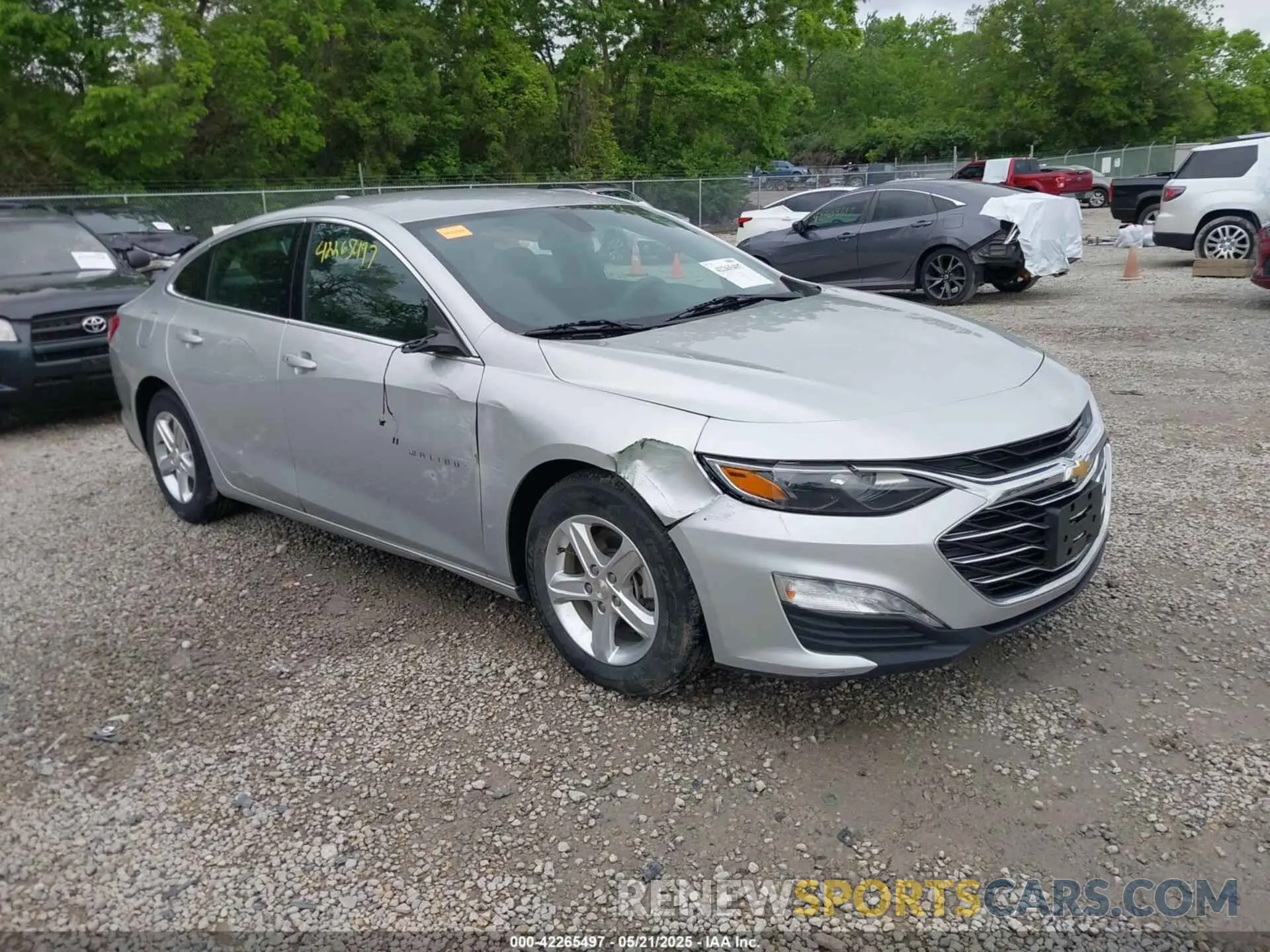1 Photograph of a damaged car 1G1ZD5ST7NF150863 CHEVROLET MALIBU 2022