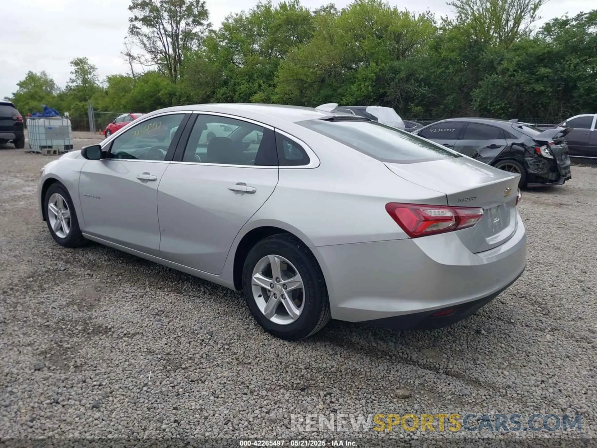 3 Photograph of a damaged car 1G1ZD5ST7NF150863 CHEVROLET MALIBU 2022