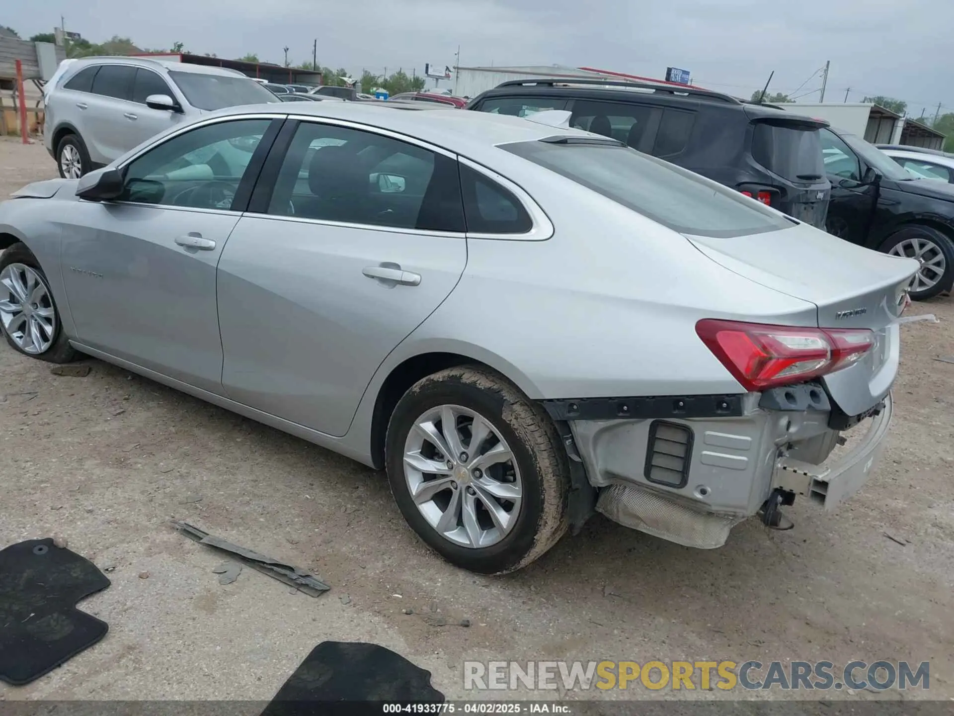 3 Photograph of a damaged car 1G1ZD5ST7NF151995 CHEVROLET MALIBU 2022