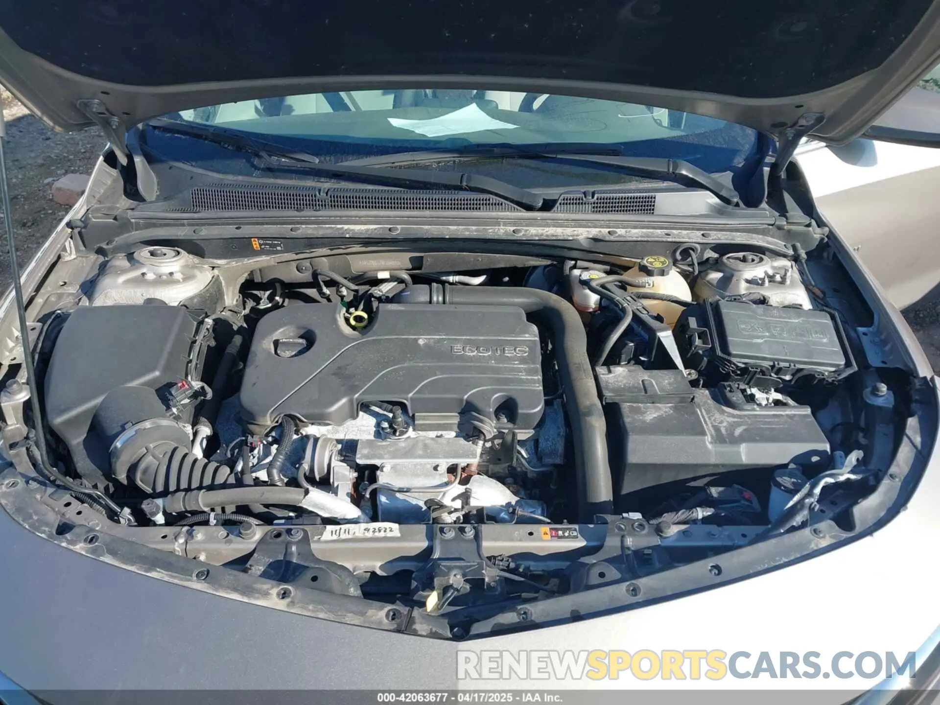 10 Photograph of a damaged car 1G1ZD5ST7NF154833 CHEVROLET MALIBU 2022