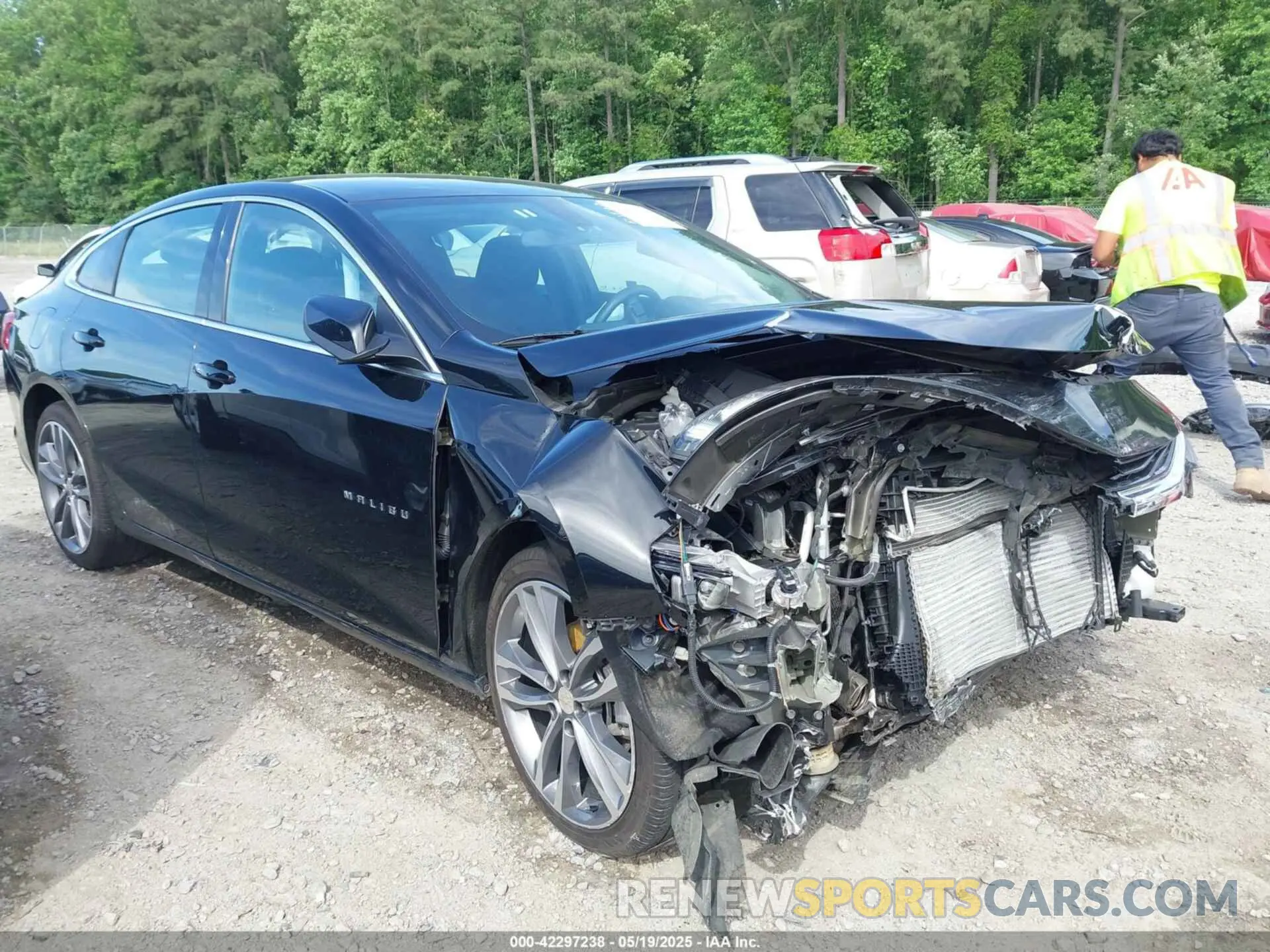 1 Photograph of a damaged car 1G1ZD5ST7NF163161 CHEVROLET MALIBU 2022